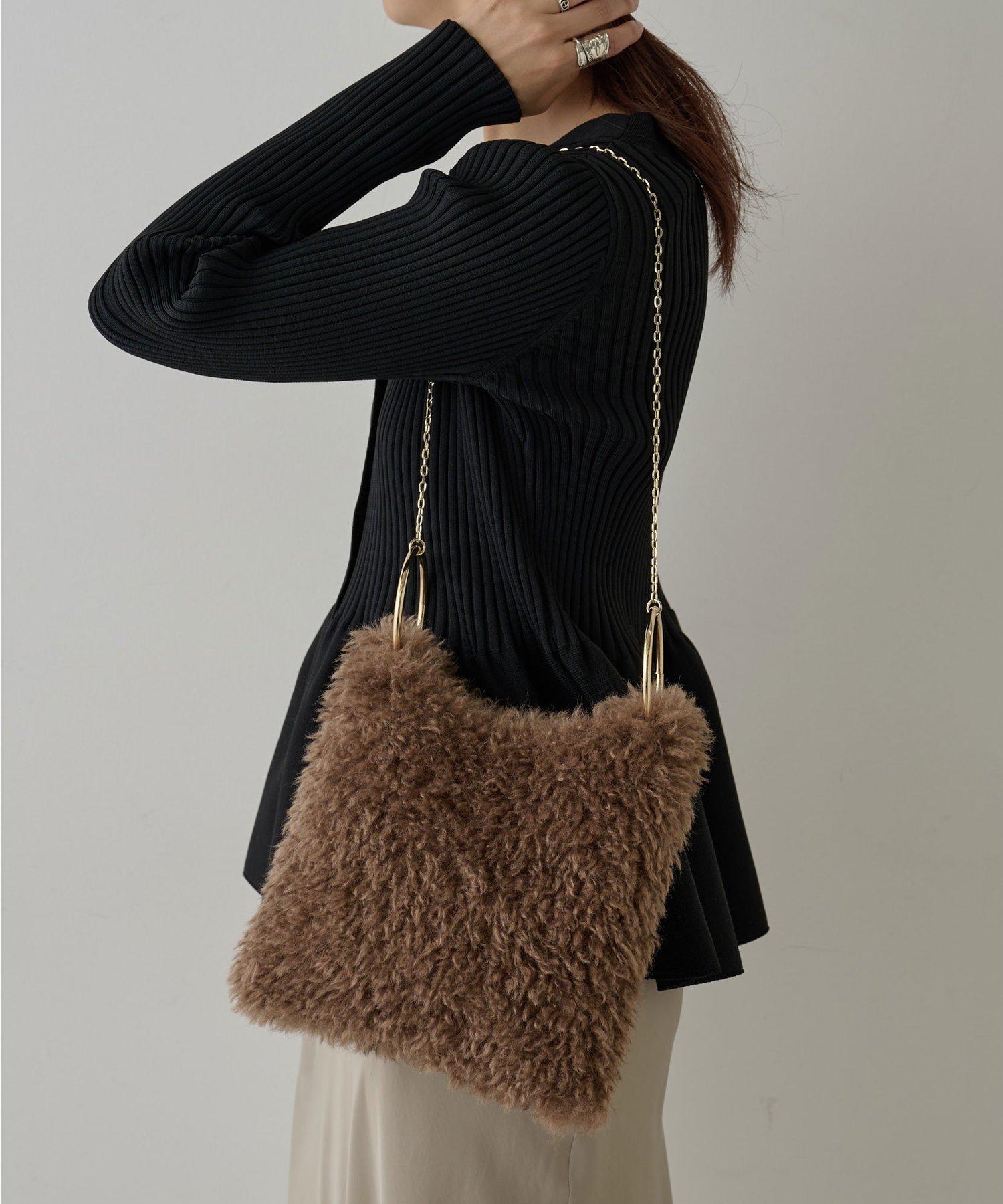 SALE／50%OFF】GALLARDAGALANTE 【2.718】エコファーリングバッグ ガ 