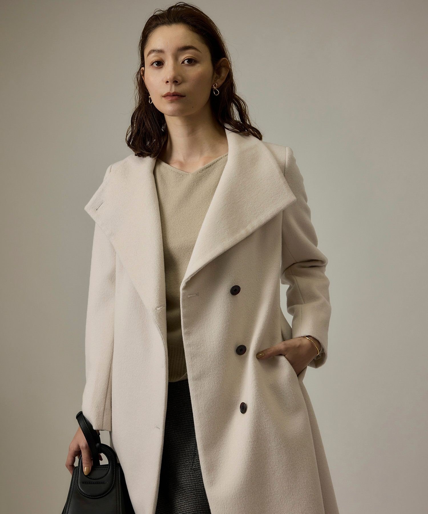 ROPE' プレミアムカシミヤ ロングコート ロペ ジャケット・アウター