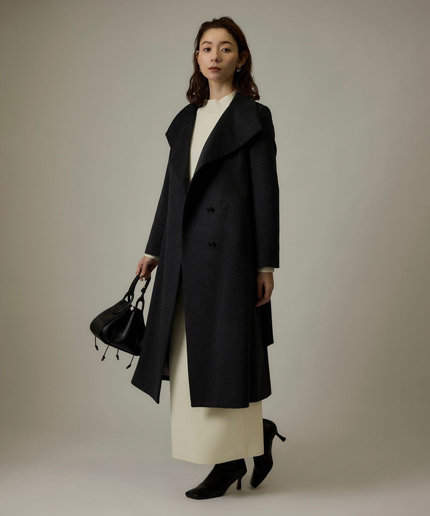 ROPE' プレミアムカシミヤ ロングコート ロペ ジャケット・アウター