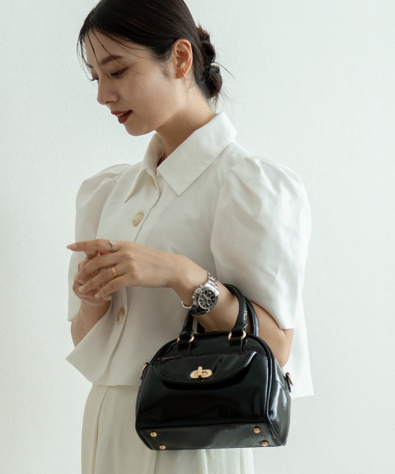 TIPZONEティップゾーン ブラウンレザーボストンバッグ 中古・古着通販】tip zone (ティップゾーン) レザーバッグ ブラウン