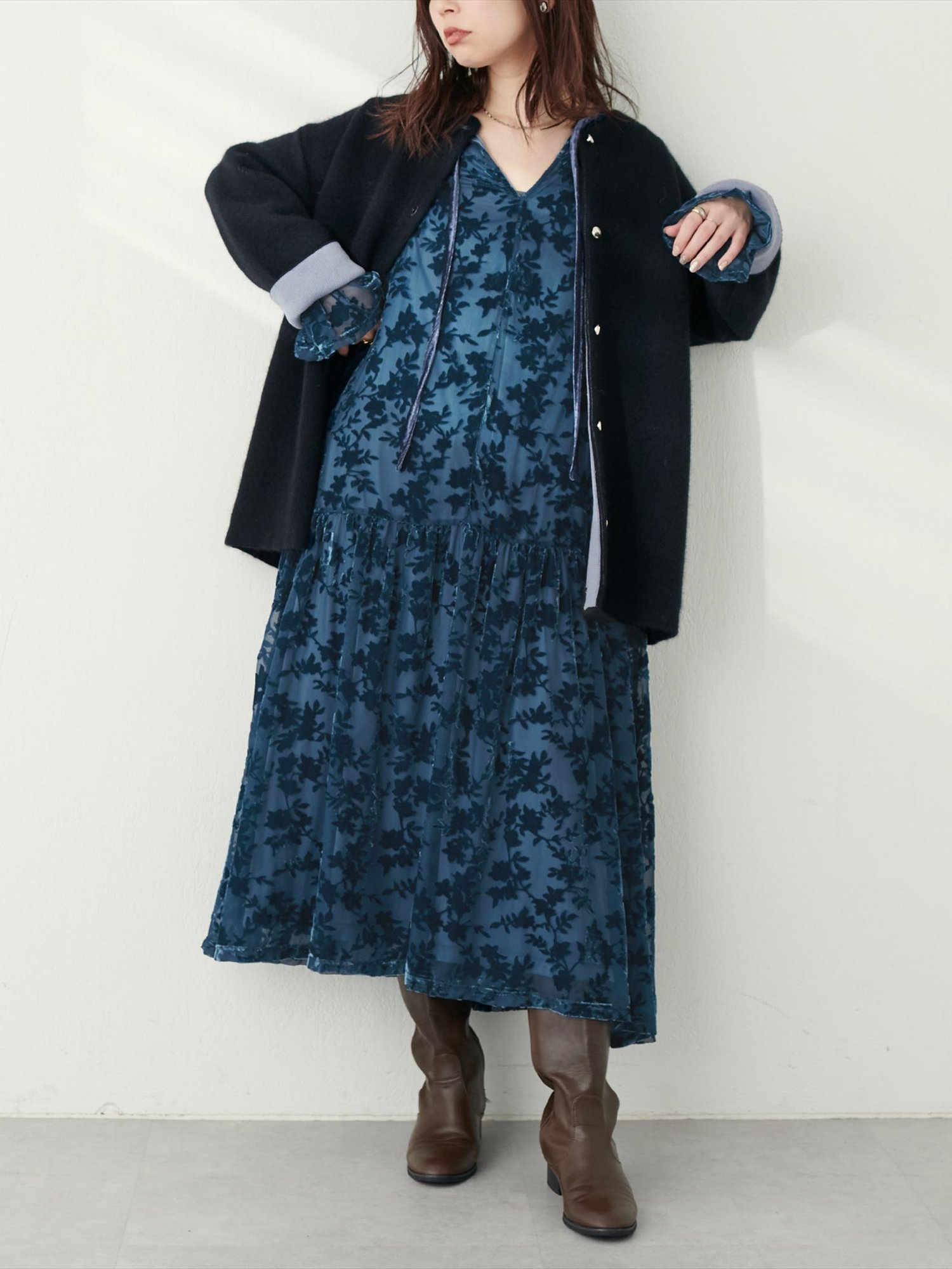 SALE／20%OFF】natural couture オケージョン対応可能 / シアーベロア