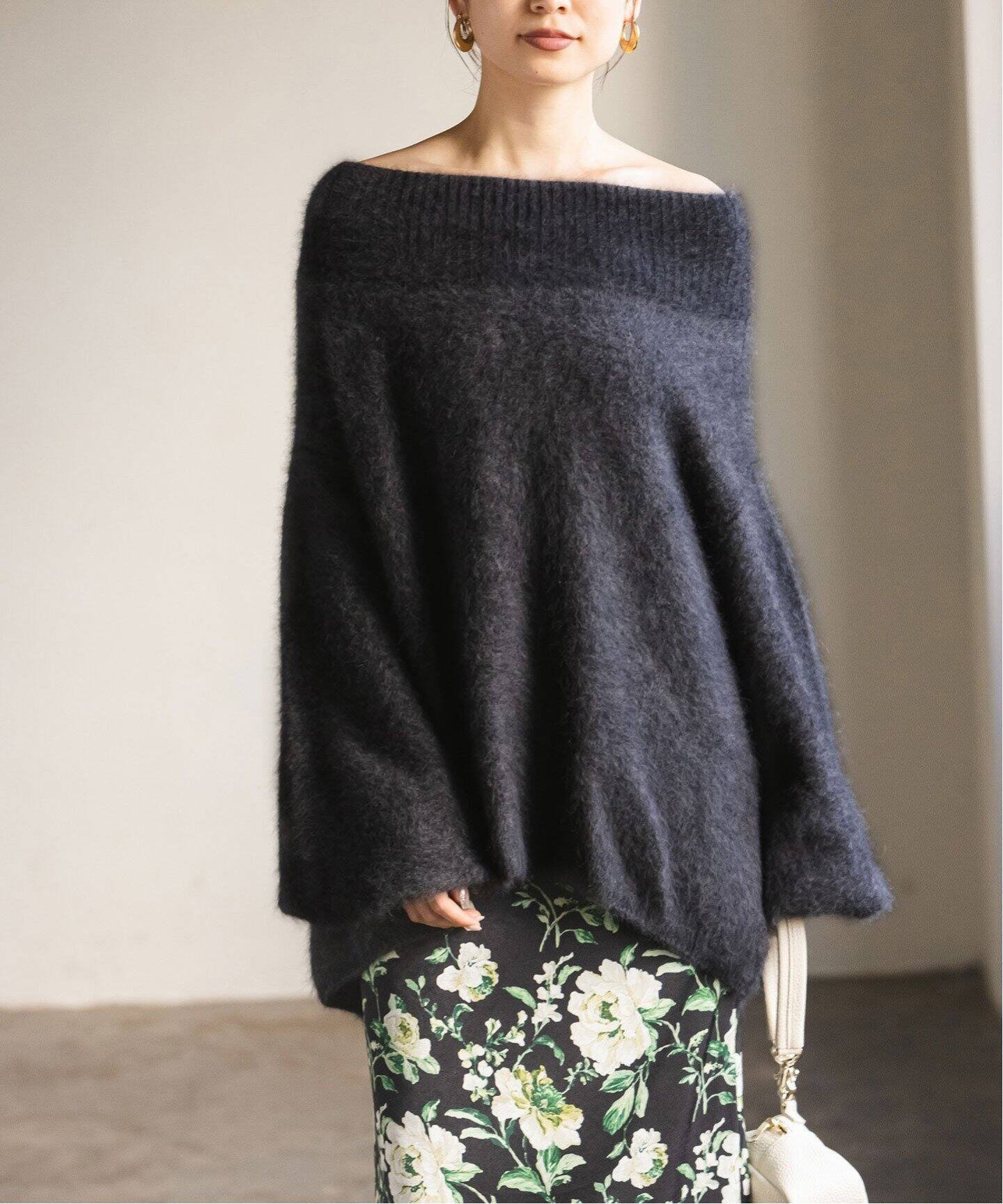 SALE／30%OFF】NOBLE ファーニットオフショルプルオーバー ノーブル  