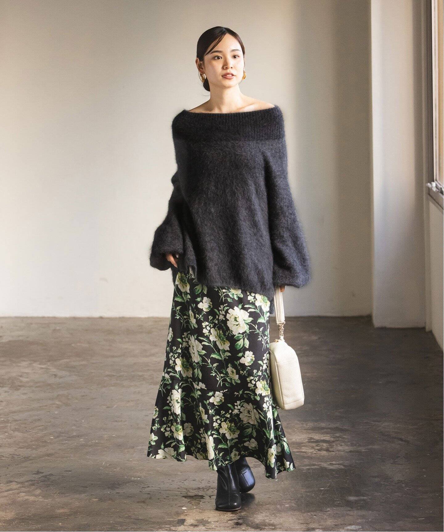 SALE／30%OFF】NOBLE ファーニットオフショルプルオーバー ノーブル 