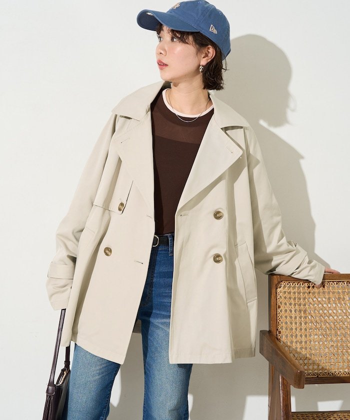 SALE／50%OFF】Mila Owen 【WEB限定00サイズ】ワイドシルエットダブル