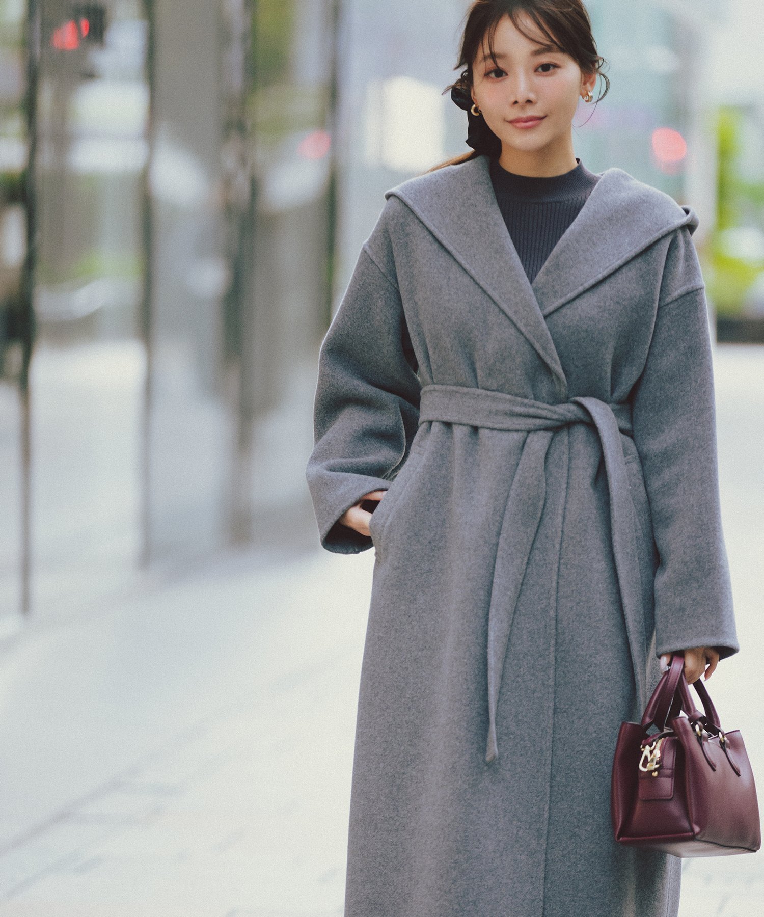 楽天市場】ノーカラードレストレンチコート JILL by JILL STUART ジル