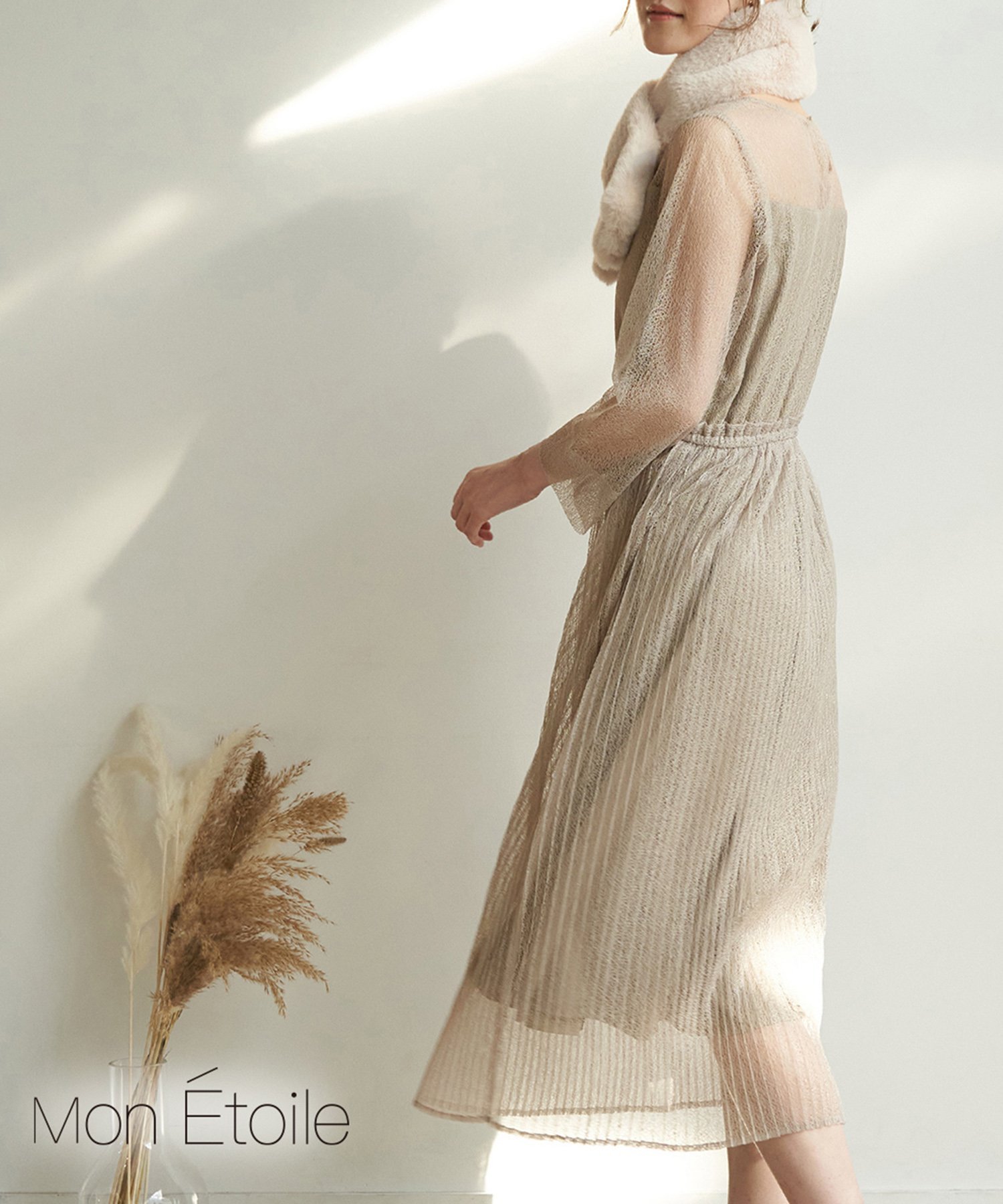 楽天市場 一部店舗限定 Mon E Toile チュールプリーツドレス Rope Picnic ロペピクニック ワンピース ワンピースその他 ブルー グリーン ピンク 送料無料 Rakuten Fashion Rope Picnic ロペピクニック