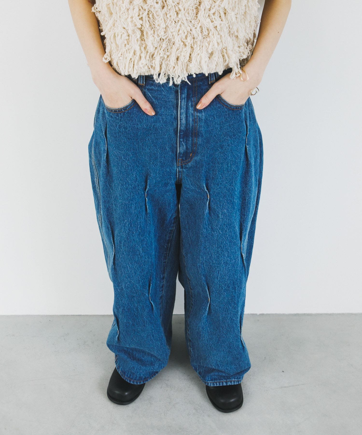 楽天市場】2WAYカラーデニムブルゾン KBF ケービーエフ