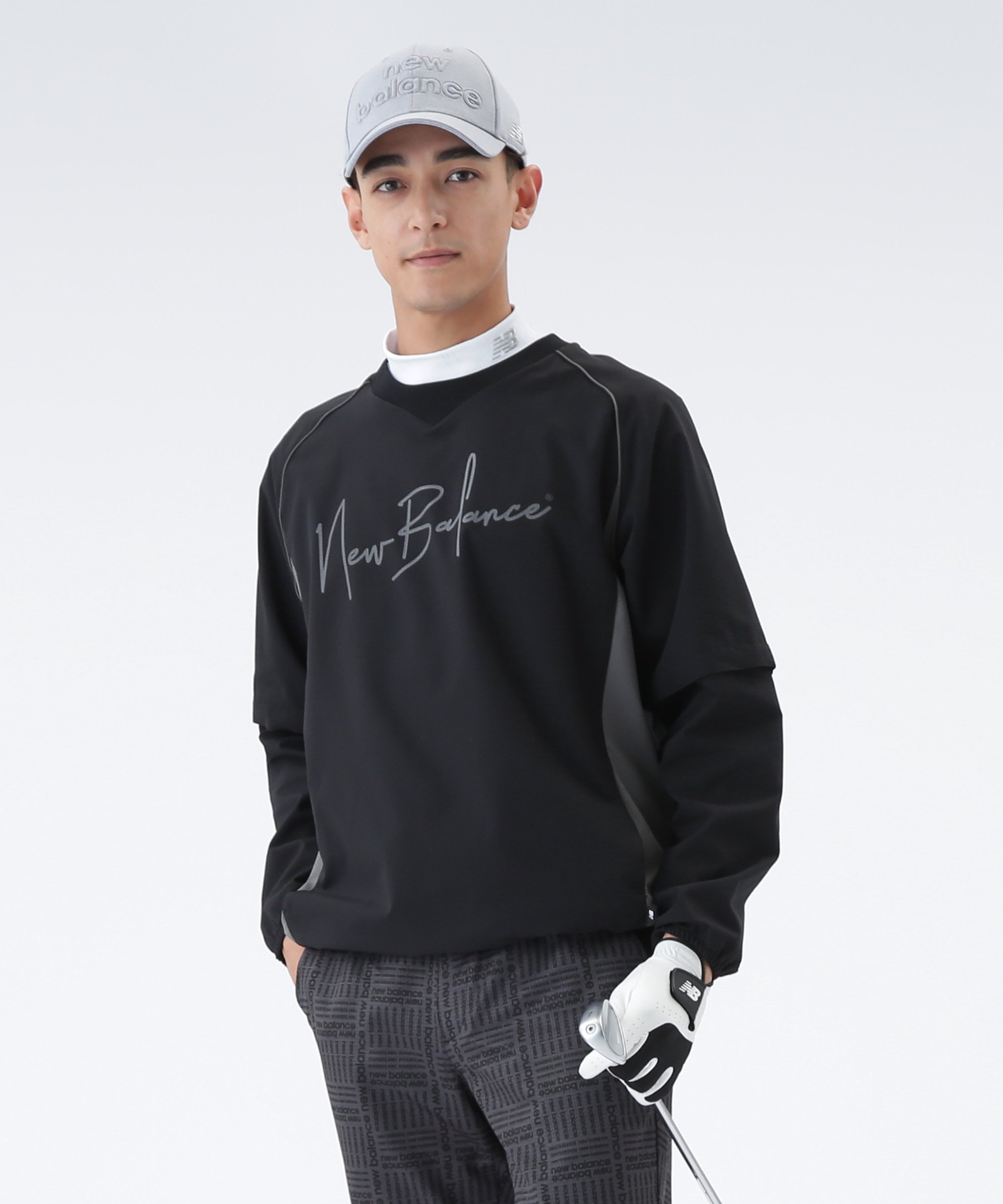 楽天市場】New Balance Golf ブロックシャドーロゴ フルジップ