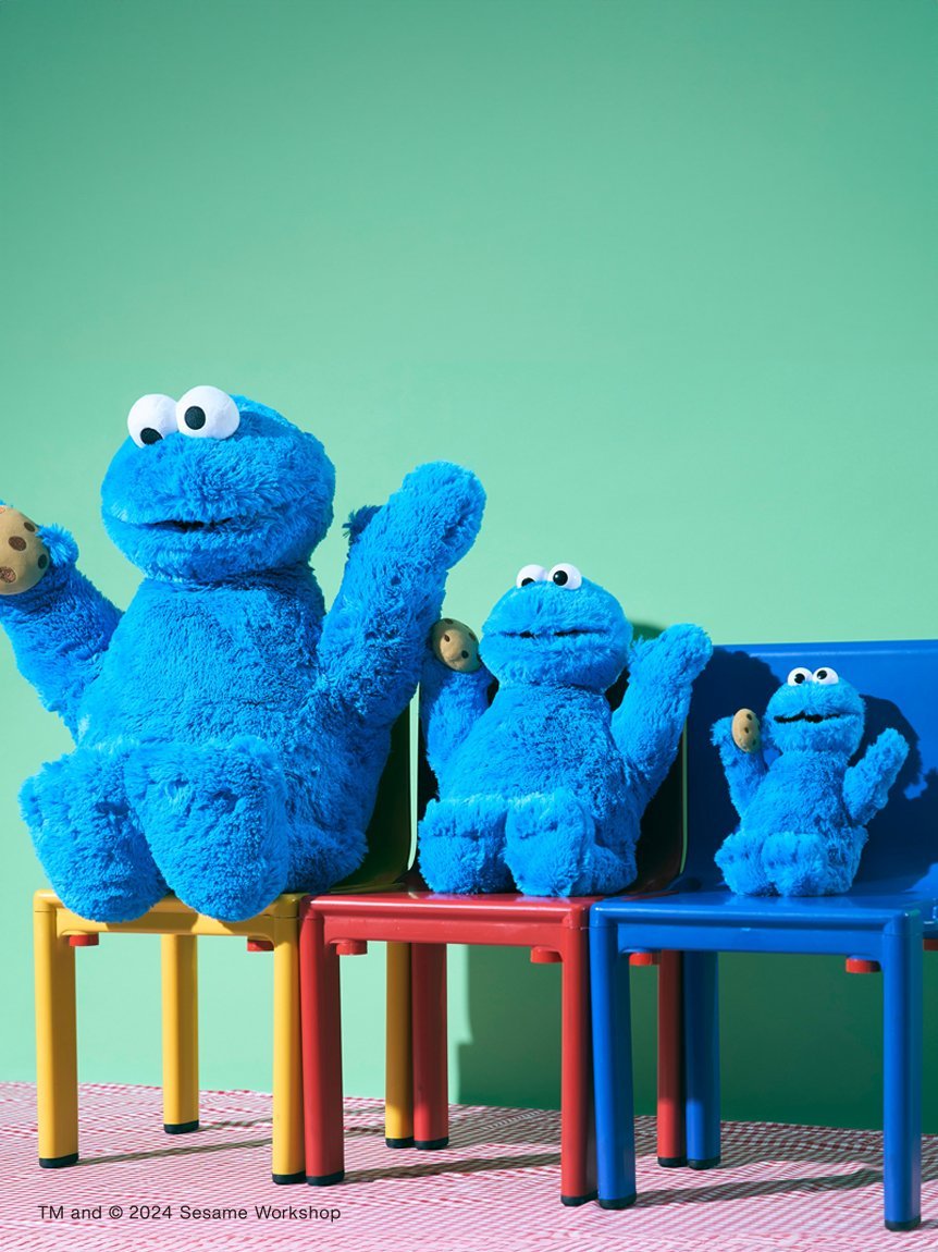 SESAME STREET MARKET ぬいぐるみL クッキーモンスター セサミ