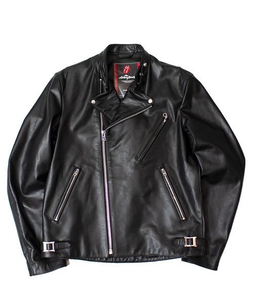 楽天市場】ROLLING STONES X JACKROSE ラムレザーWライダース