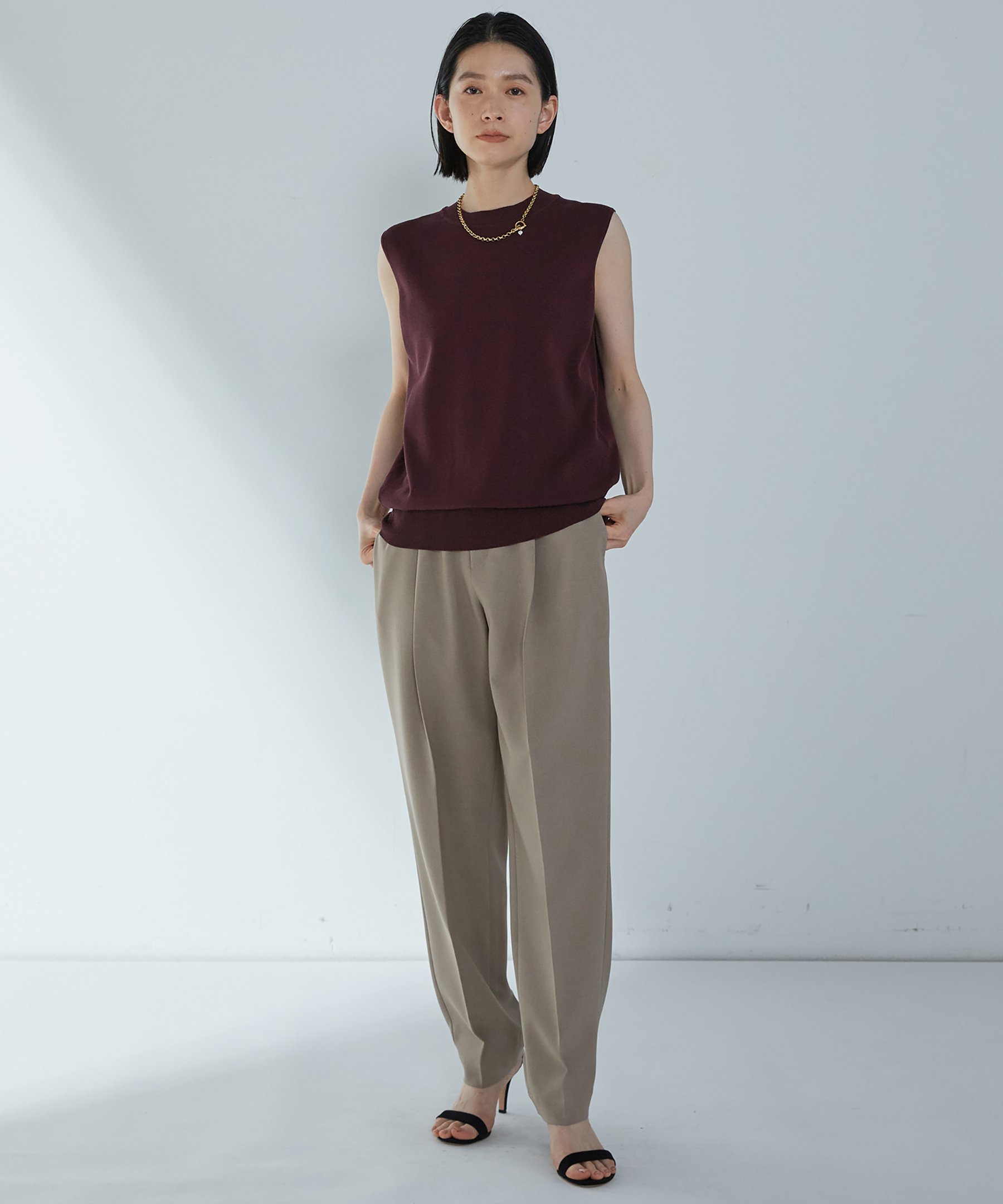 SALE／40%OFF】1er Arrondissement ボクシーニットタンク プルミエ 