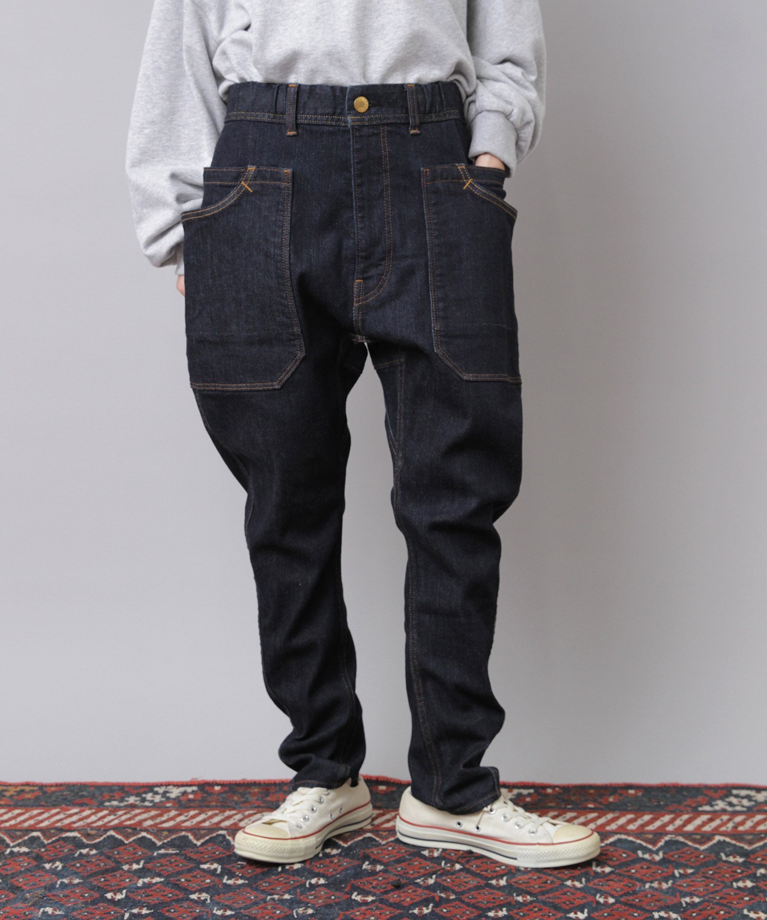 RNA-N URCHパンツ 楽天市場】【中古】URCH RNA ロークロッチニットデニムパンツ