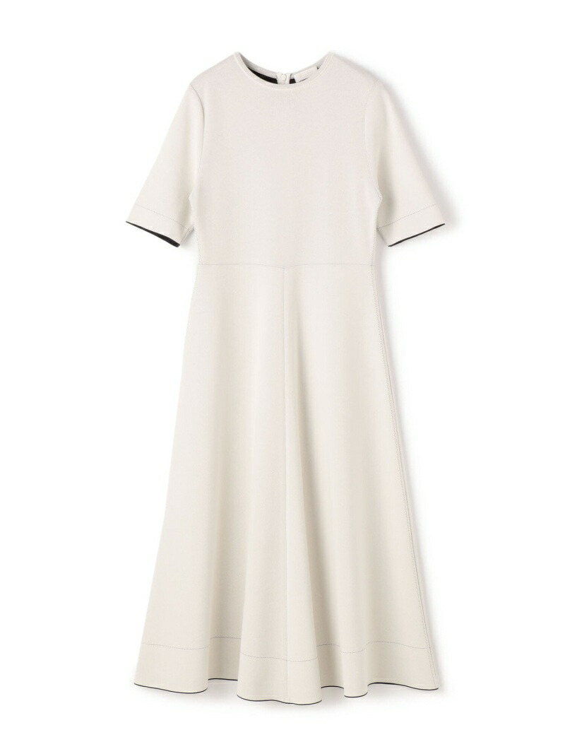 SALE／30%OFF】Ballsey ダブルフェイスドットステッチ クルーネック