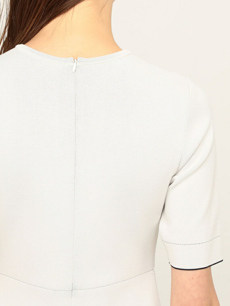 SALE／30%OFF】Ballsey ダブルフェイスドットステッチ クルーネック
