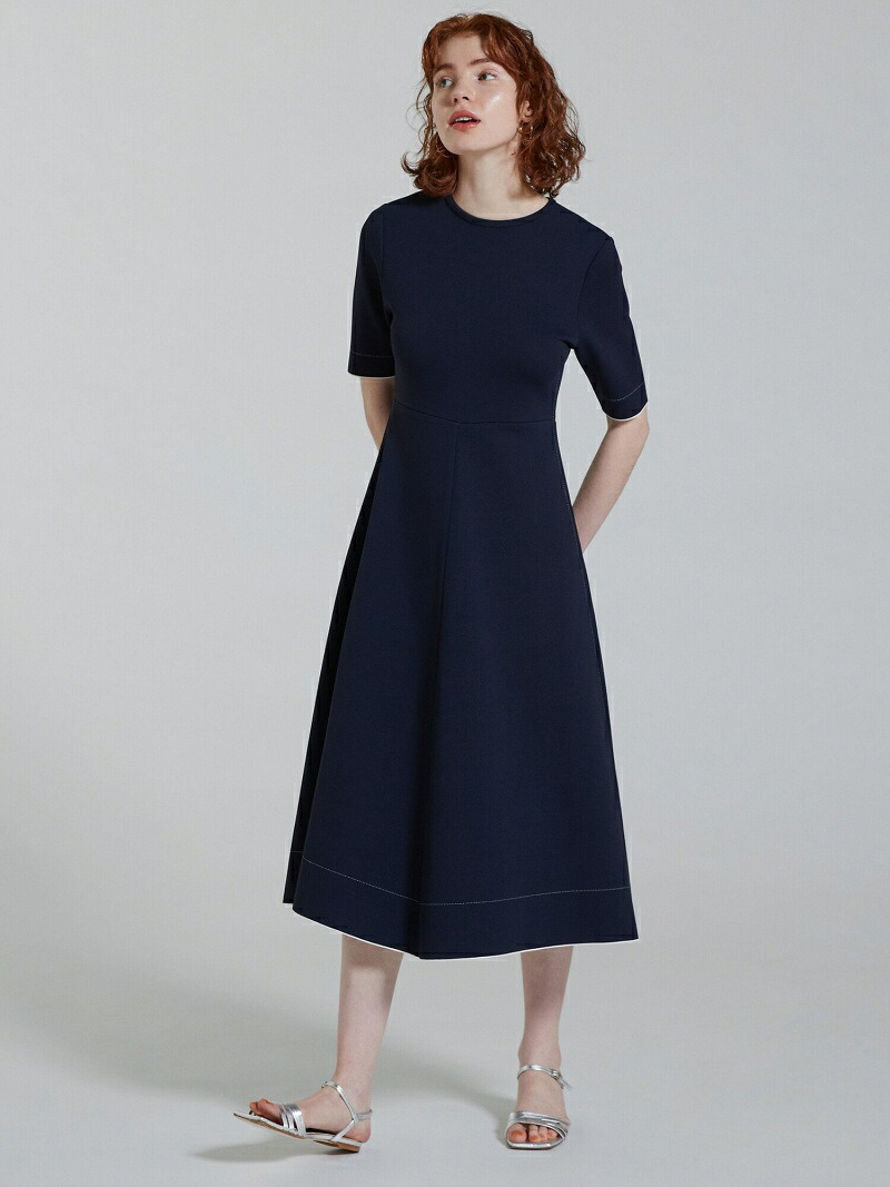 SALE／30%OFF】Ballsey ダブルフェイスドットステッチ クルーネック 