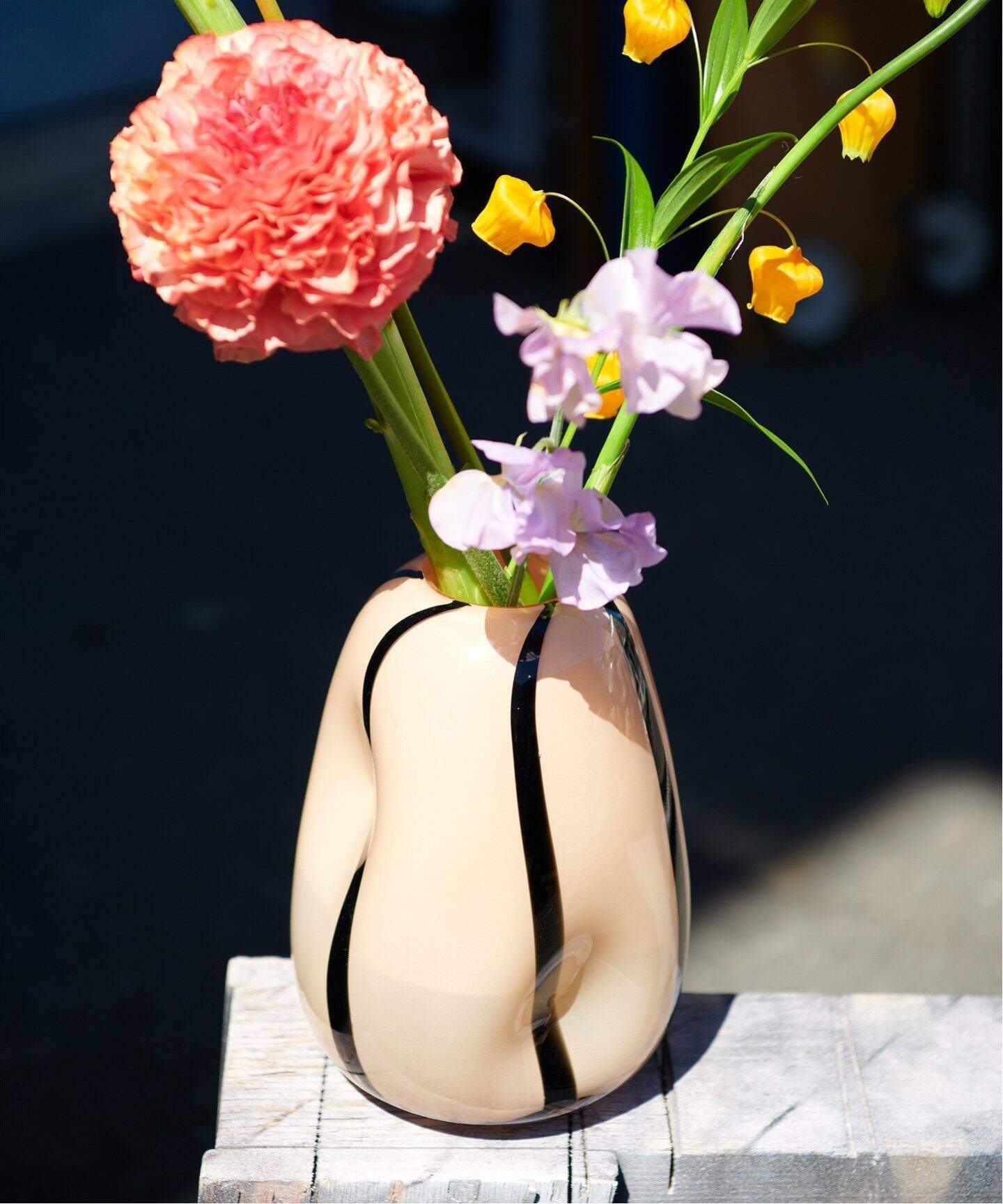 SALE／20%OFF】JOURNAL STANDARD FURNITURE FLOWER VASE STRIPE 20