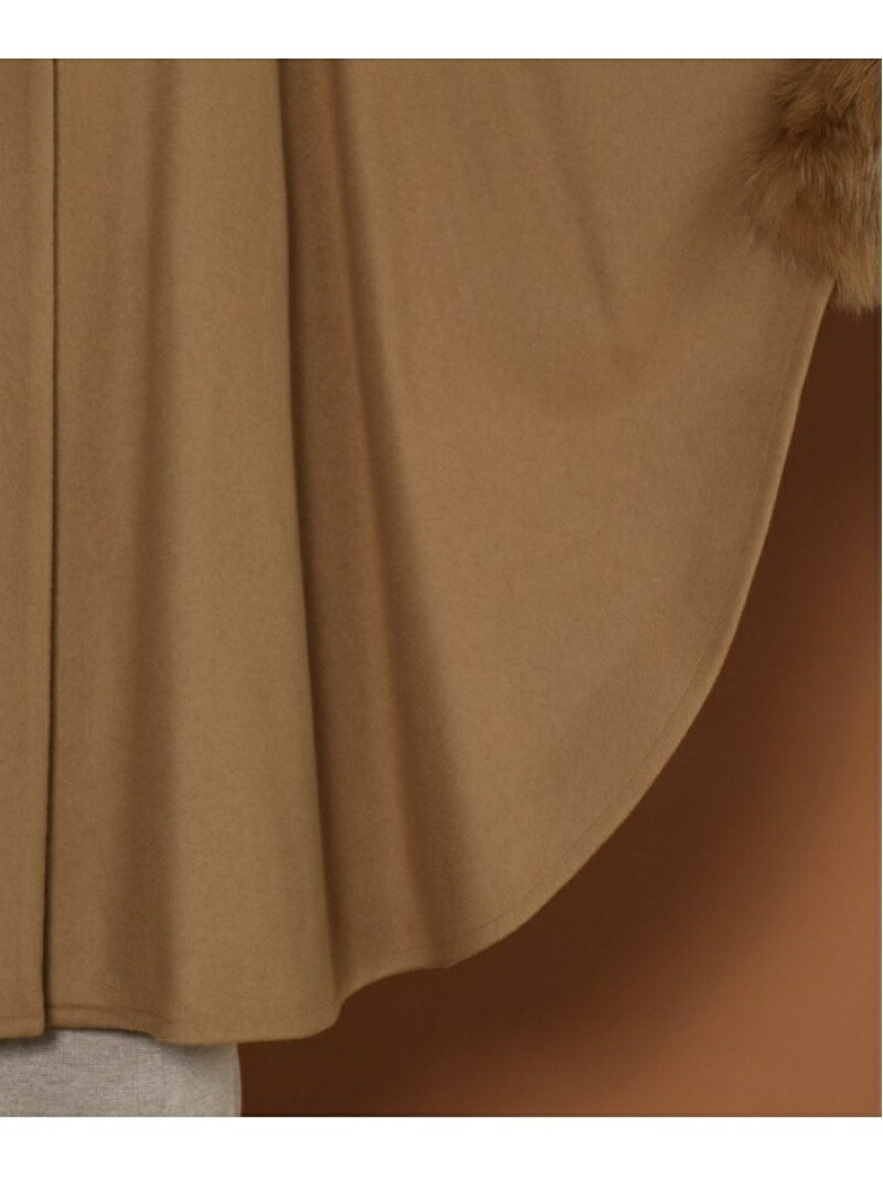 GRANDTABLEファー付きポンチョ♡ SALE／40%OFF】GRANDTABLE GRANDTABLE/ファーアクセントポンチョ