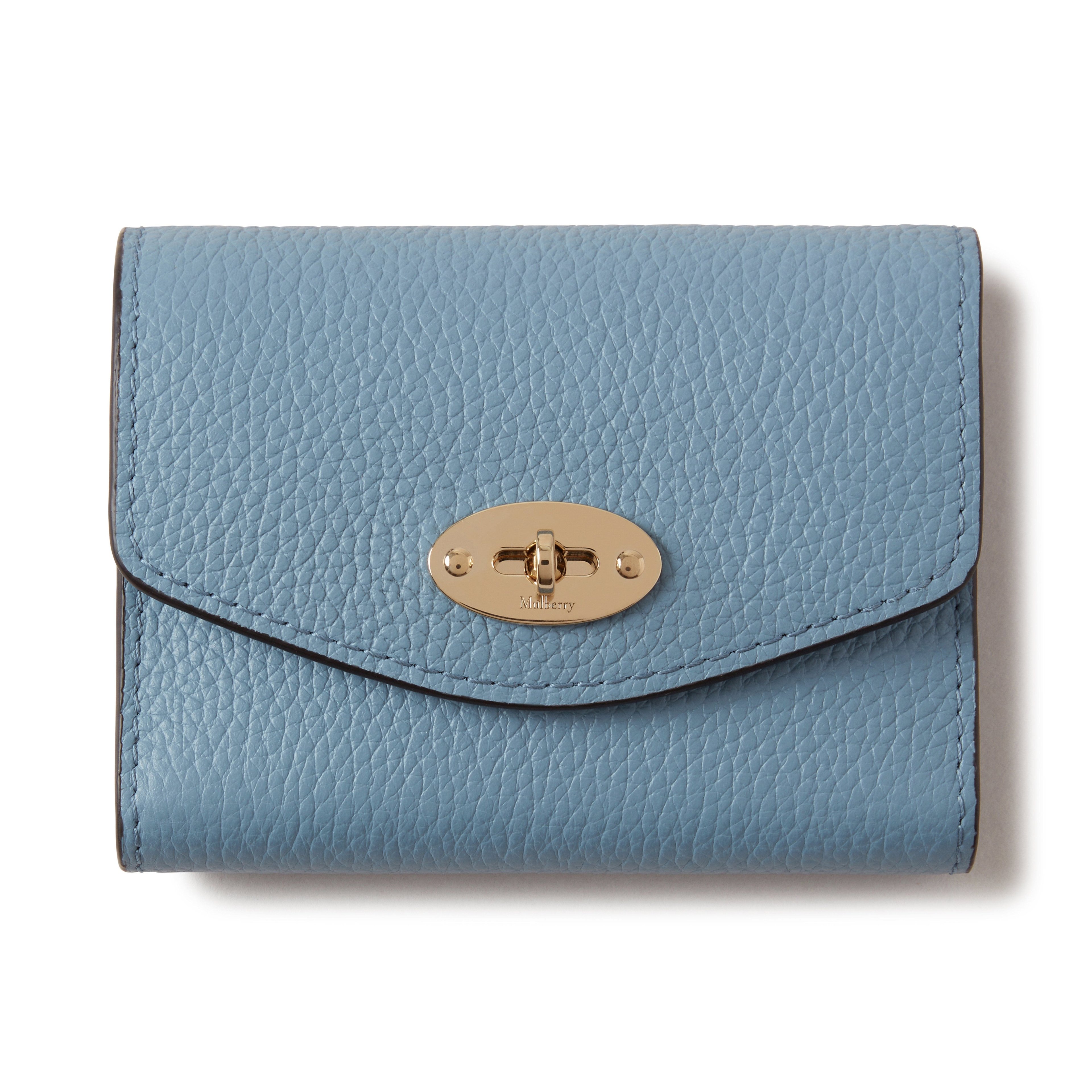 MULBERRY　ターンロック　折り財布　マルチカード　ダーリー　ピンクベージュ Mulberry - マルベリー MULBERRY 二つ折り財布 ミディアム