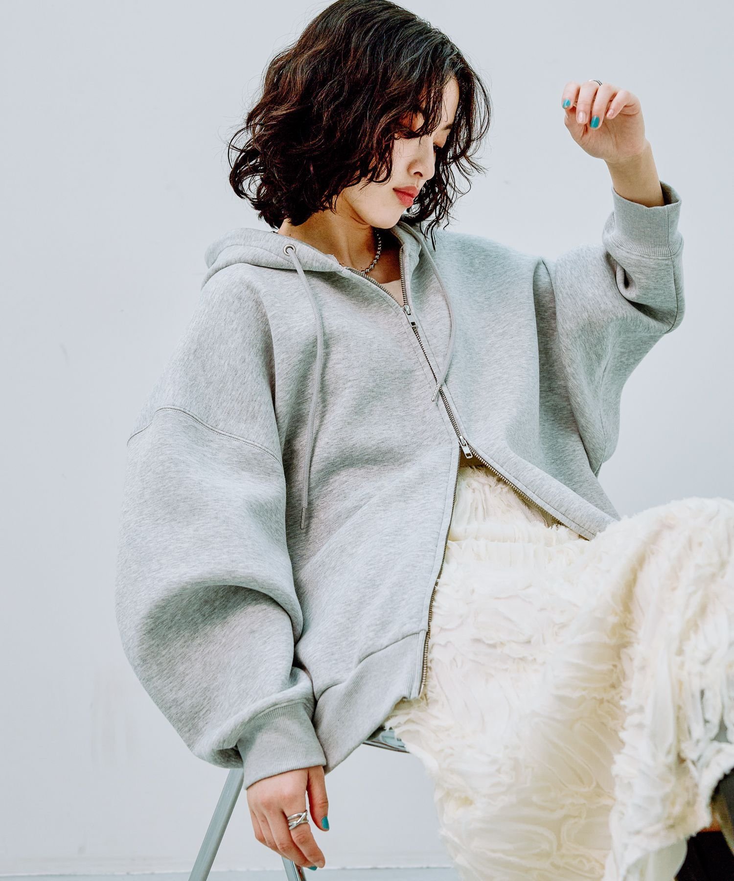 ♡レプシィム♡ZIPアップBIGフーディー LEPSIM｜ZIPアップBIGフーディー | Rakuten Fashion(楽天
