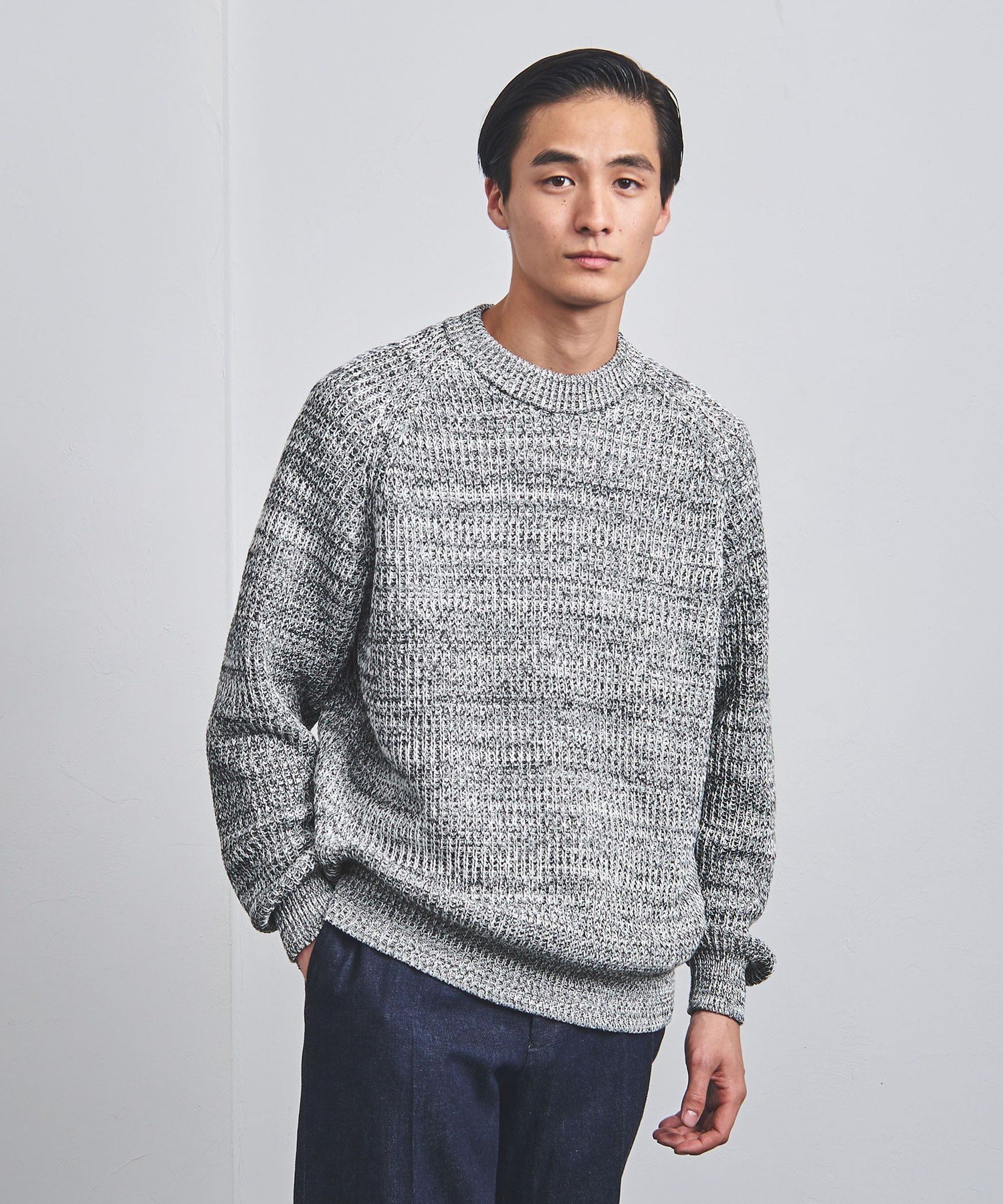 BATONER バトナー カーキグリーン サイズ2 アルパカシルク混 BATONER