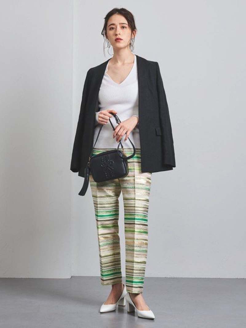 UNITED ARROWS UBCB パイピングVノーカラージャケット UNITED ARROWS