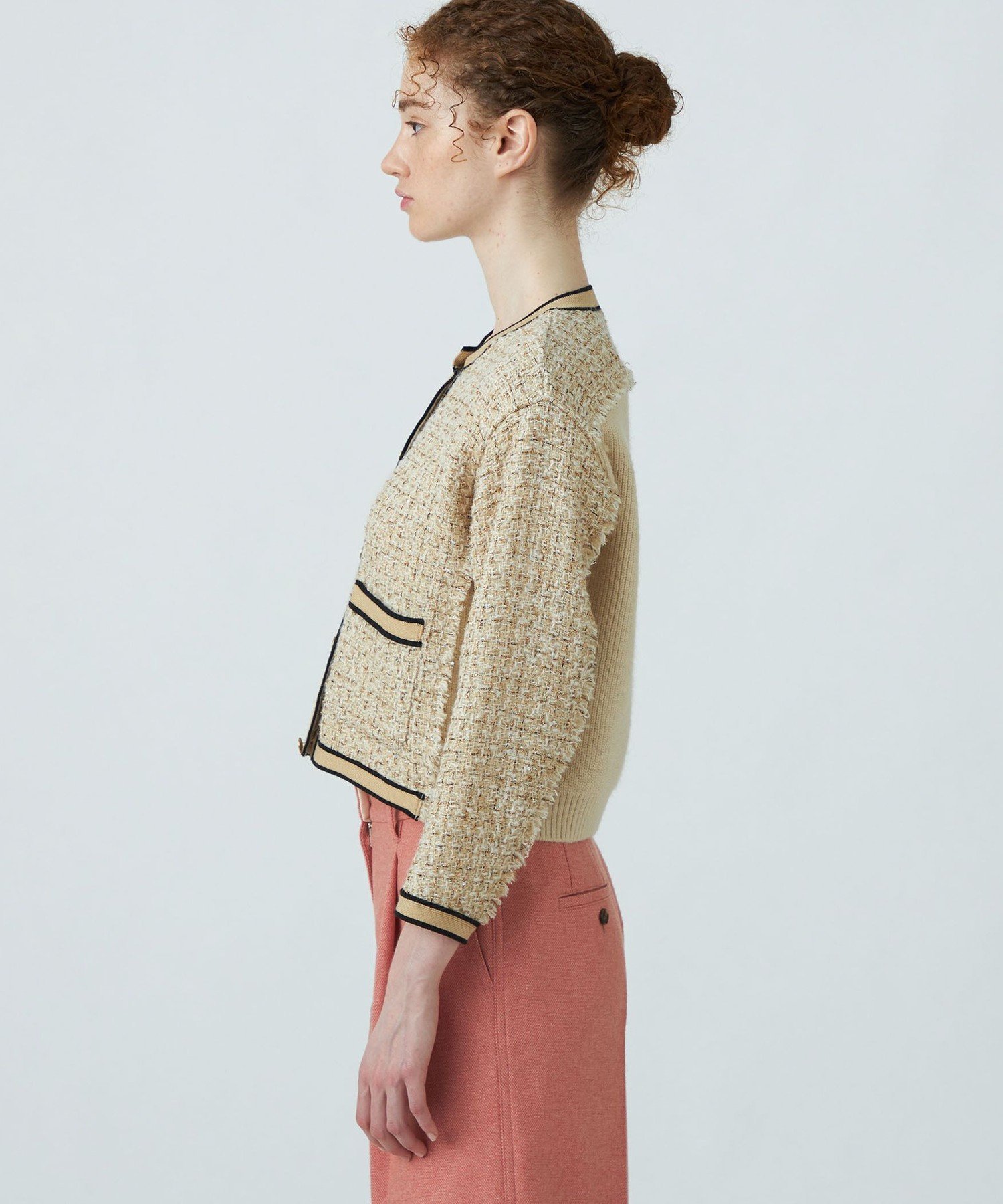 トゥモローランド　Ballsey ビジュー付きニット セール】ビジューブークレー ショートベスト（ベスト）｜BALLSEY