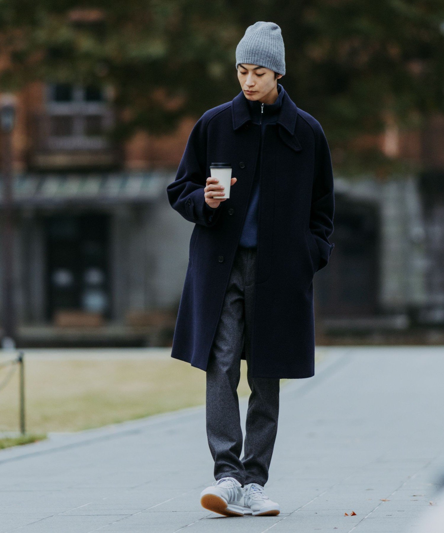UNITED ARROWS green label relaxing SENTDALE WOOL ステンカラー 