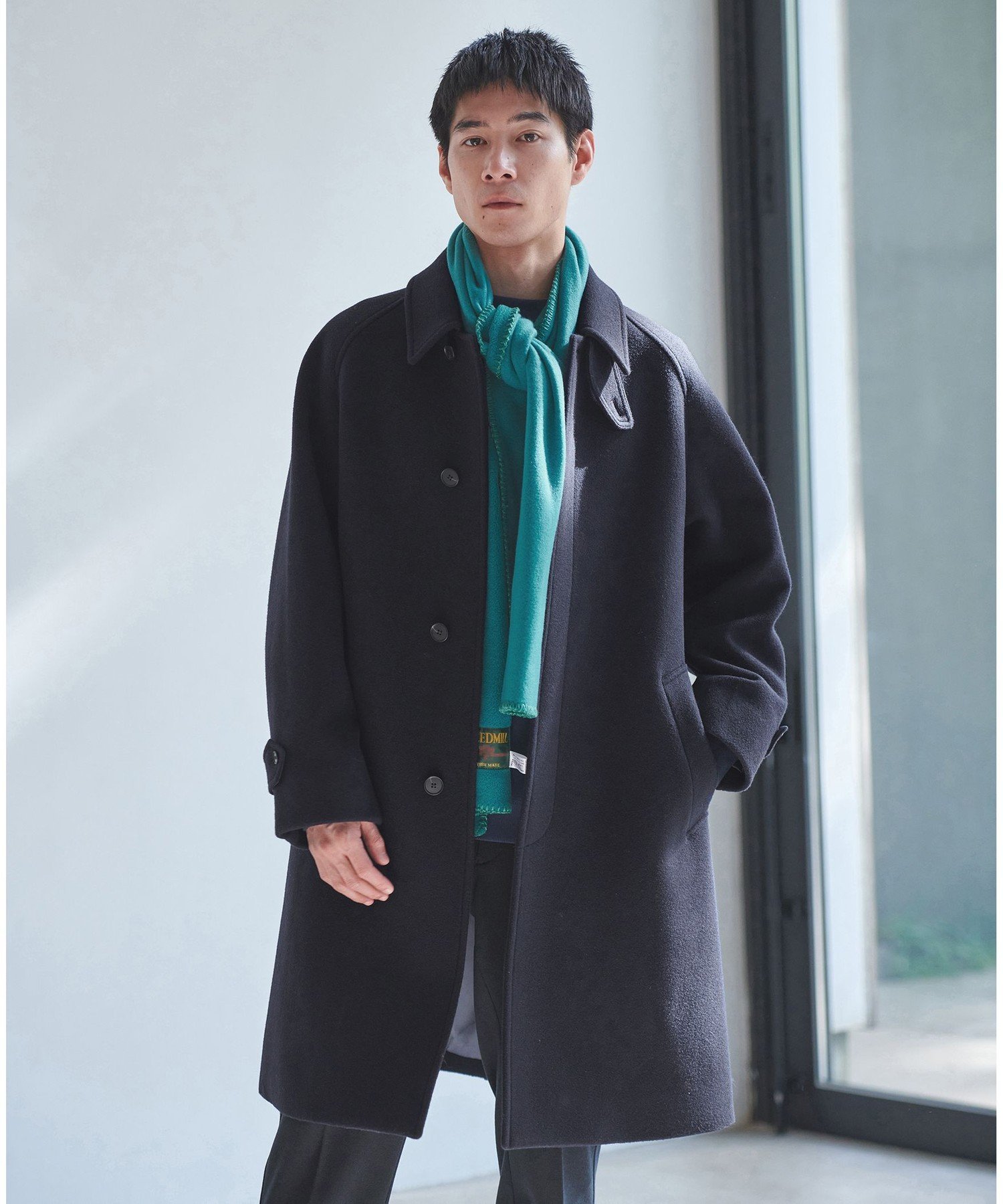 UNITED ARROWS green label relaxing SENTDALE WOOL ステンカラー 