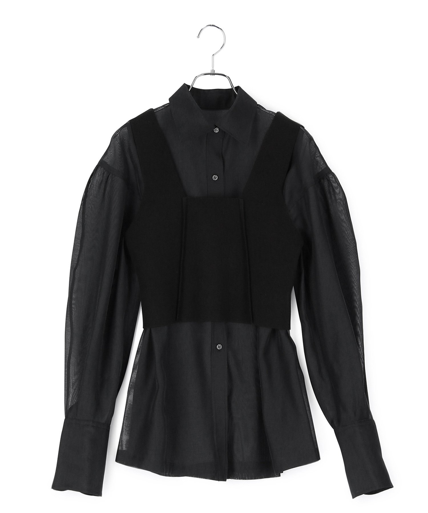 SALE／20%OFF】ADAM ET ROPE' FEMME ＜SETアイテム＞シアーシャツ