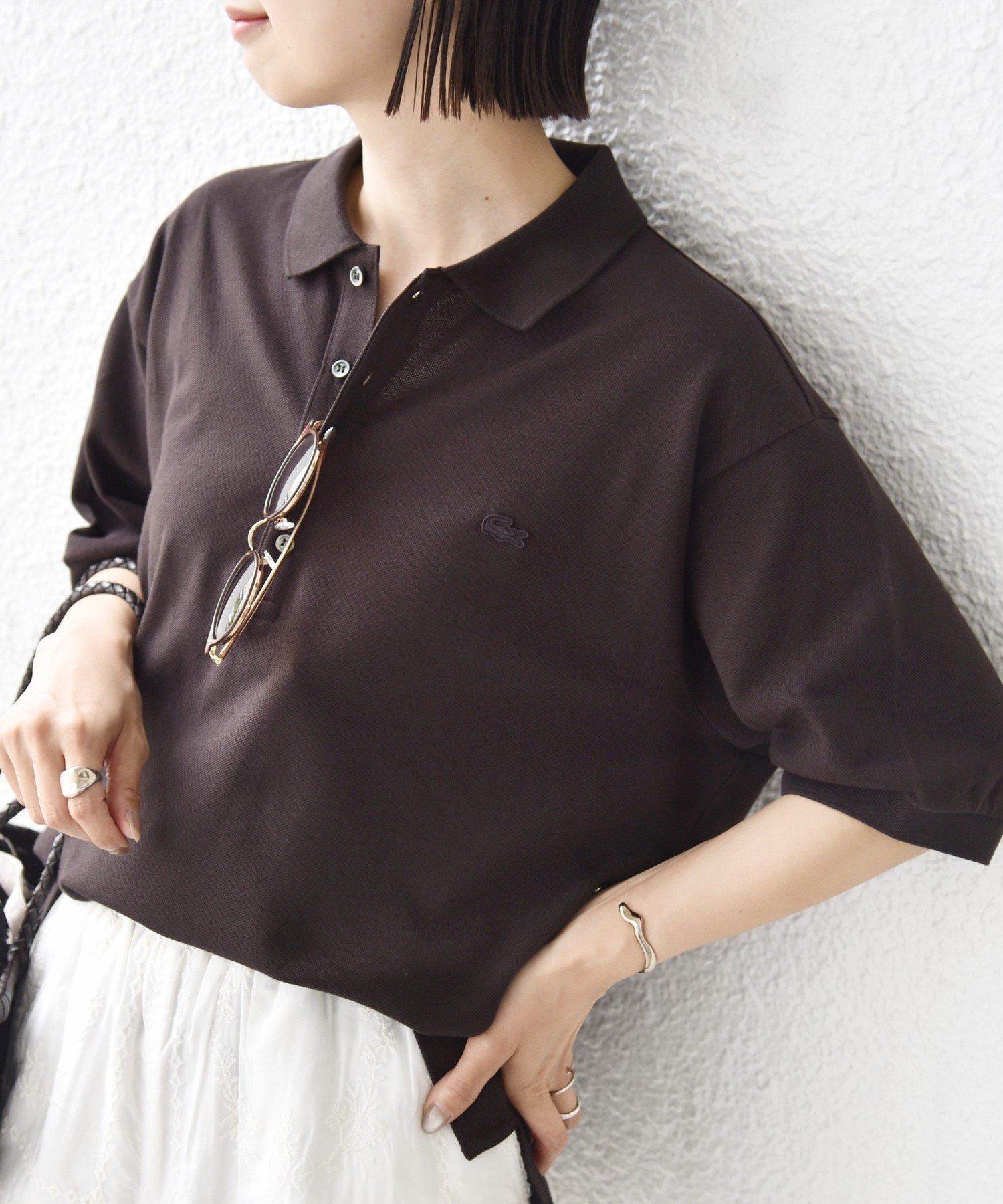 SALE／30%OFF】エンボス ピンタック ロングスリーブ ブラウス UNITED 