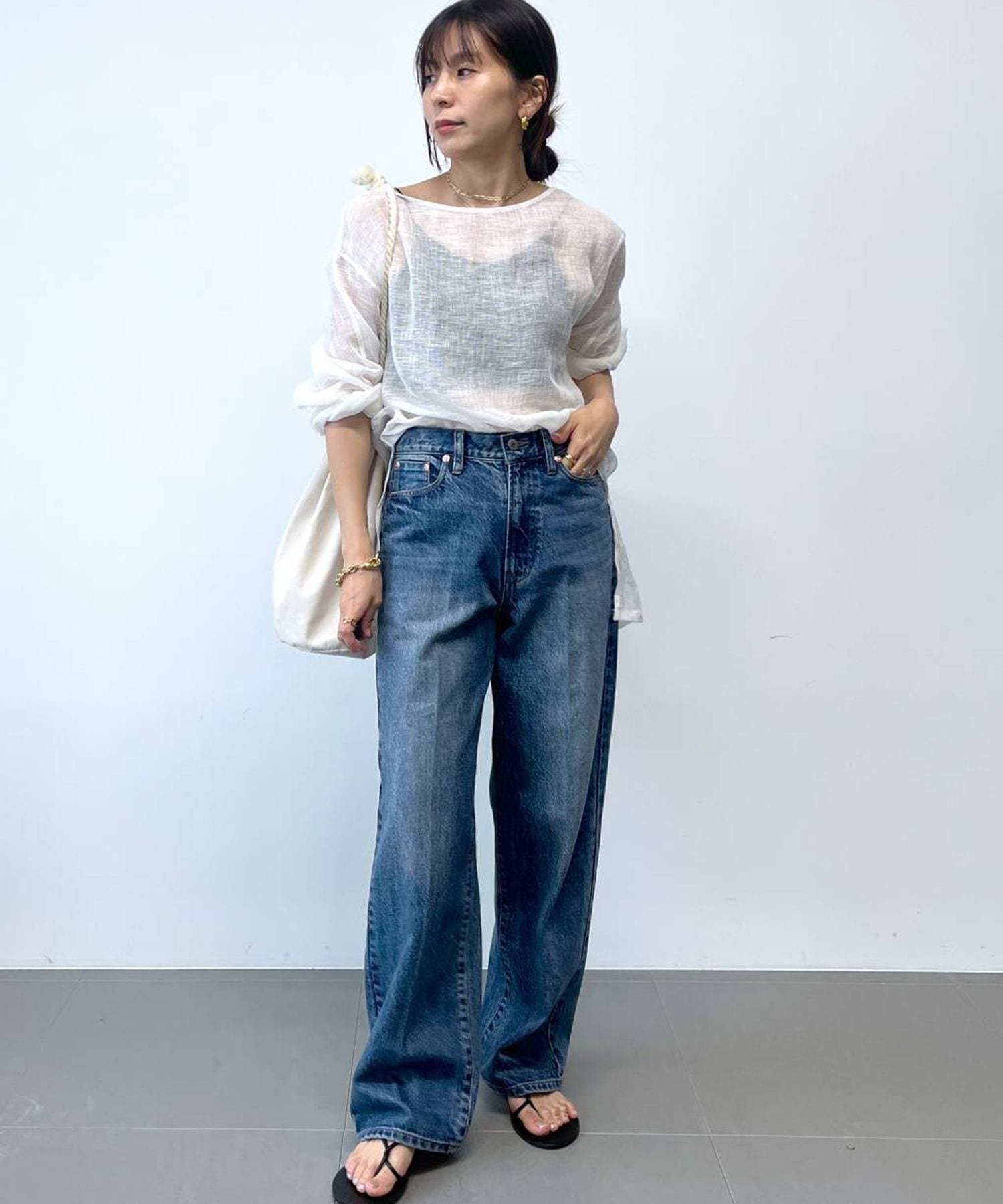 SALE／40%OFF】BABYLONE カラミメッシュボートネックブラウス バビロン 