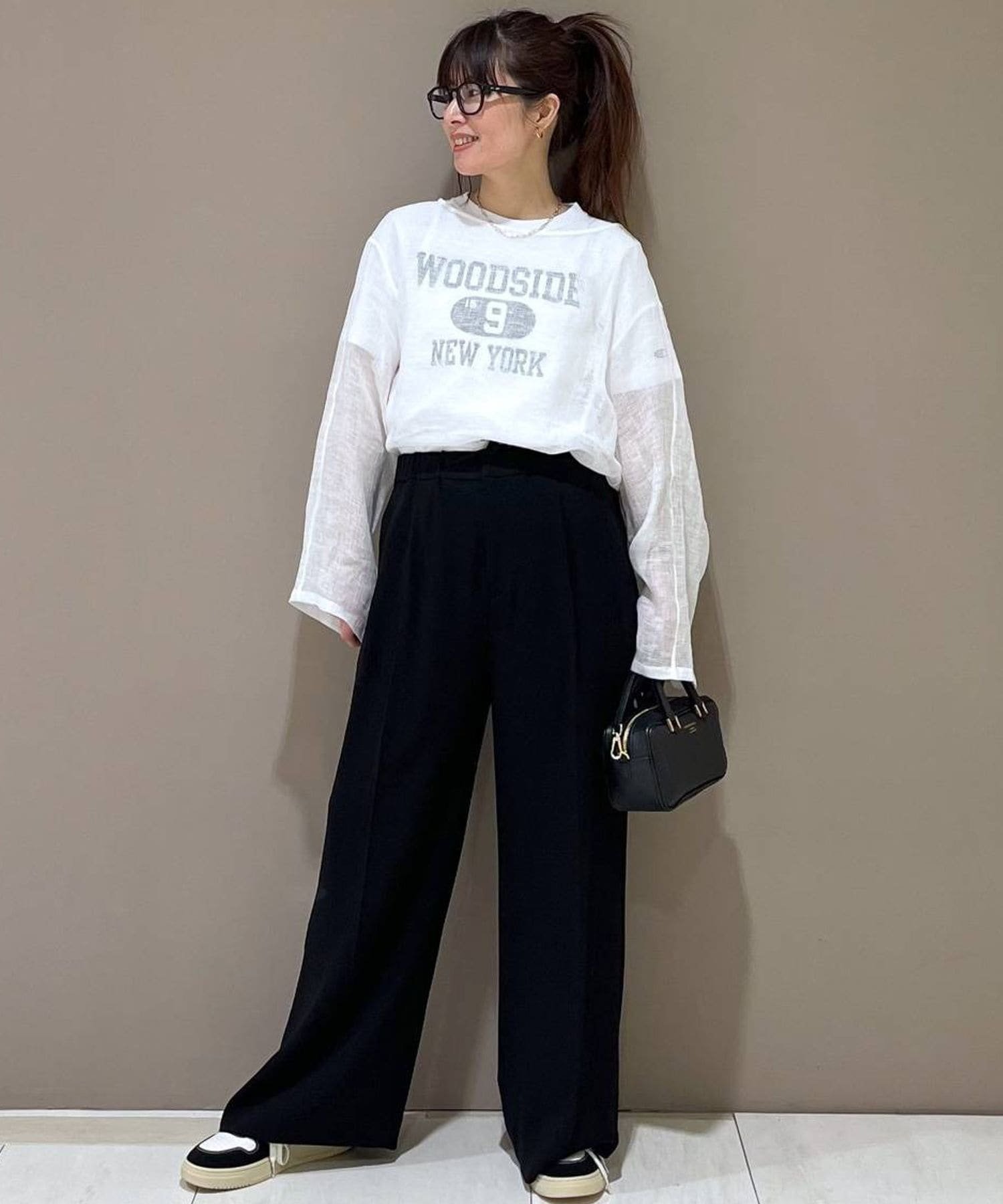 SALE／40%OFF】BABYLONE カラミメッシュボートネックブラウス バビロン 