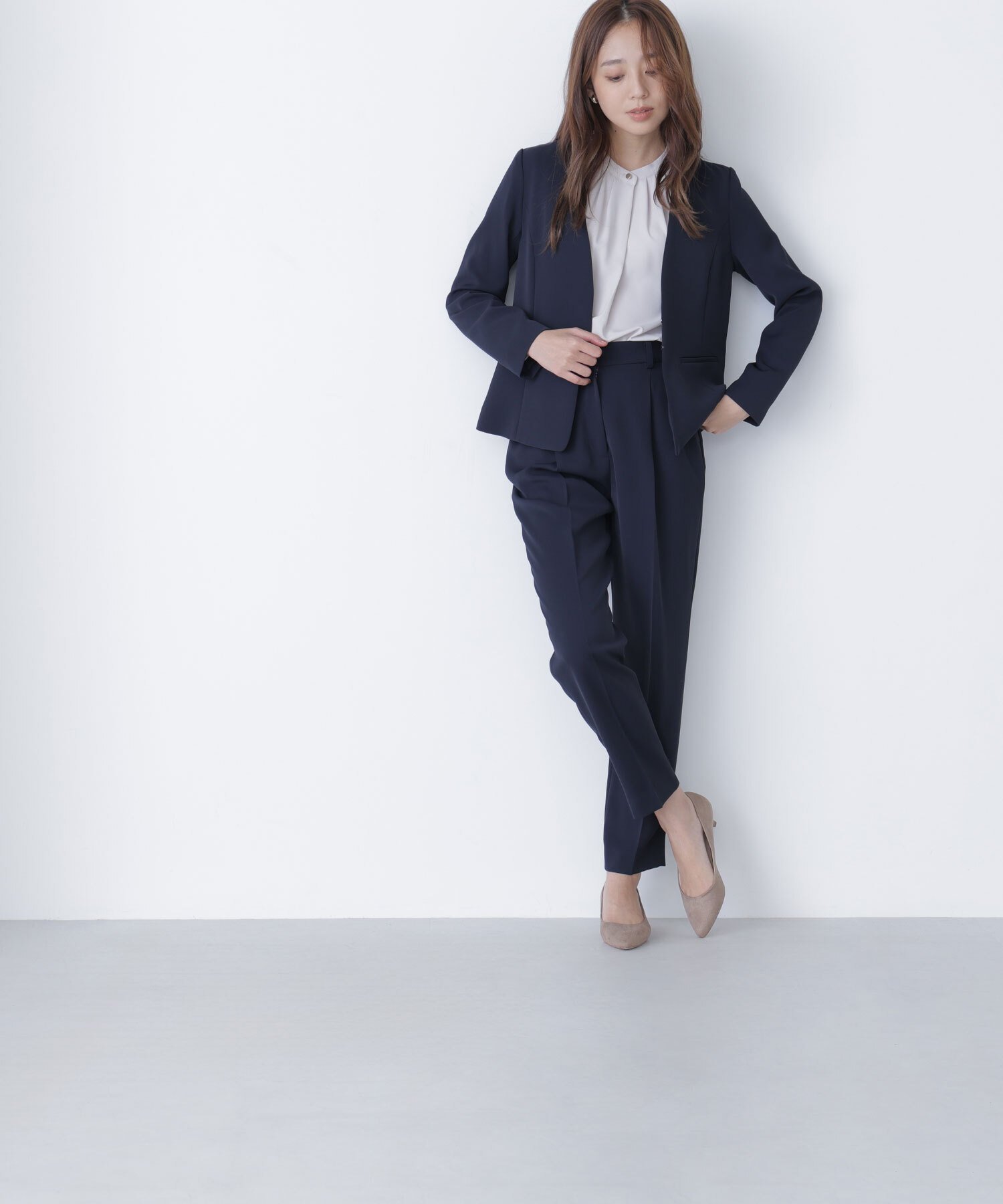 楽天市場】【SALE／10%OFF】ドビーツイル SETUP ノーカラージャケット