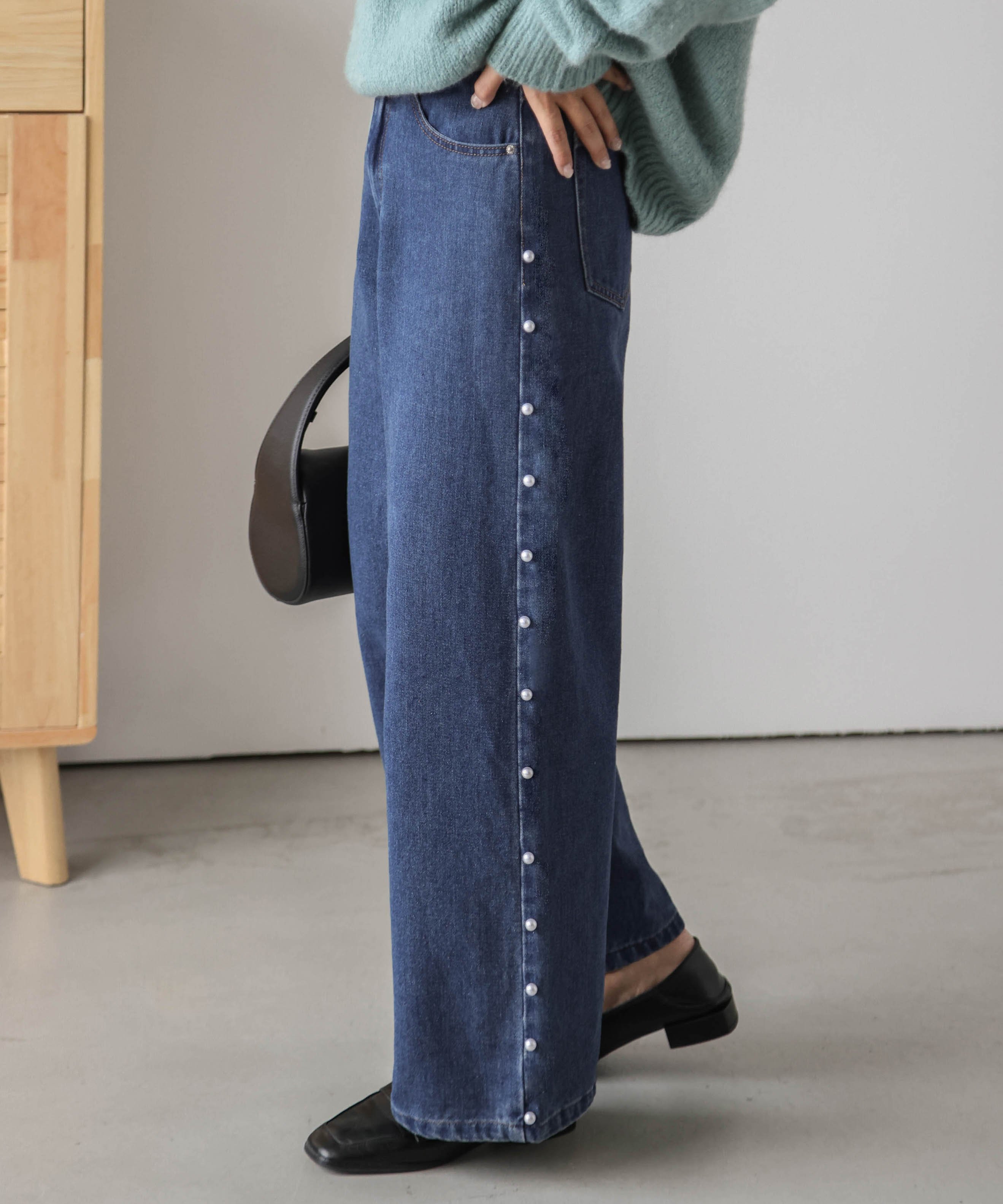 楽天市場】【SALE／40%OFF】【WEB限定】パールデニム コクーン