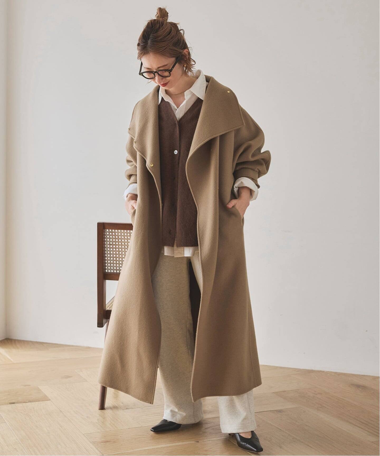 楽天市場】【SALE／50%OFF】ダブルモッサリバーフーディーガウンコート