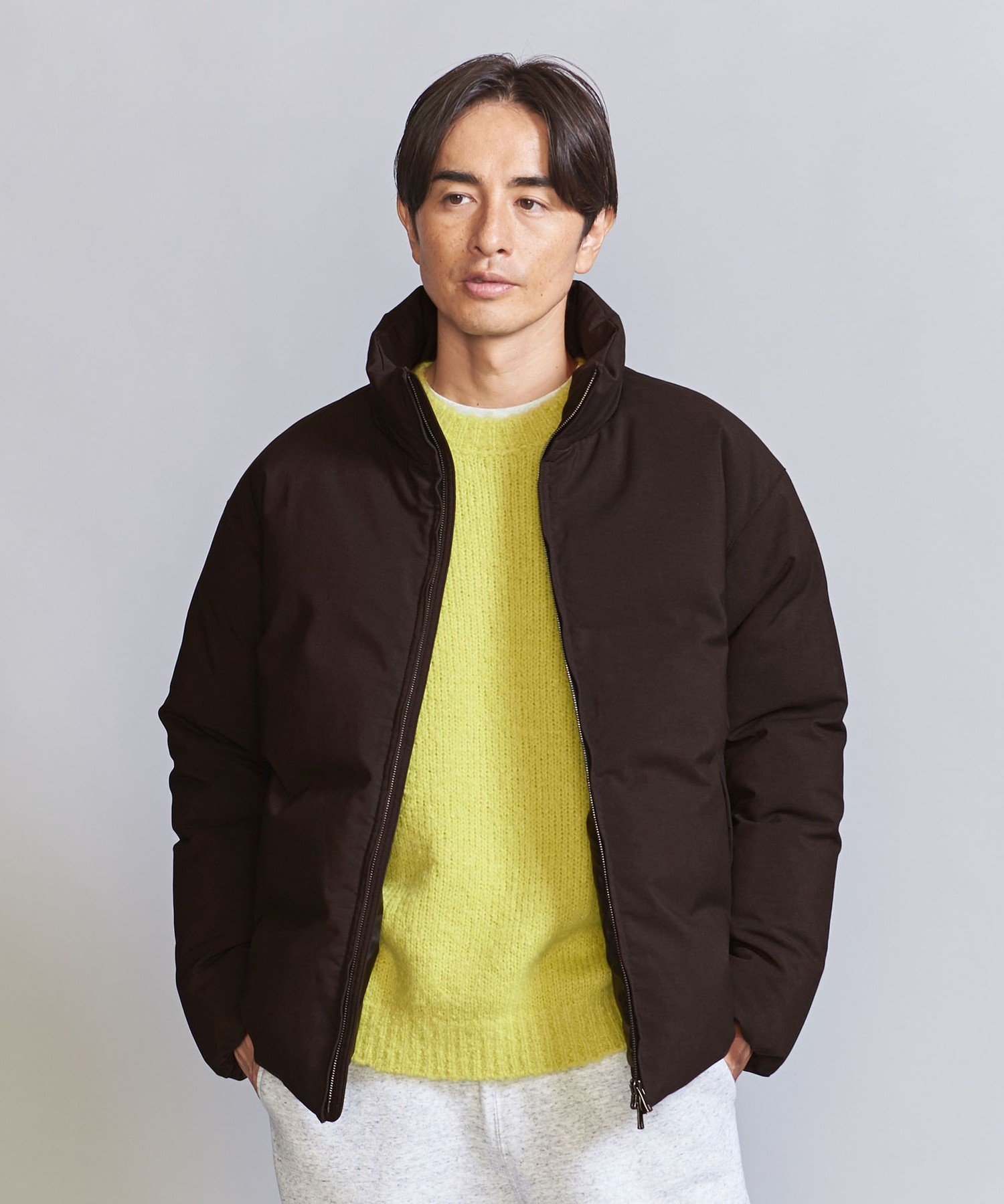 BEAUTY&YOUTH UNITED ARROWS 小松マテーレ スタンドカラー ダウン 