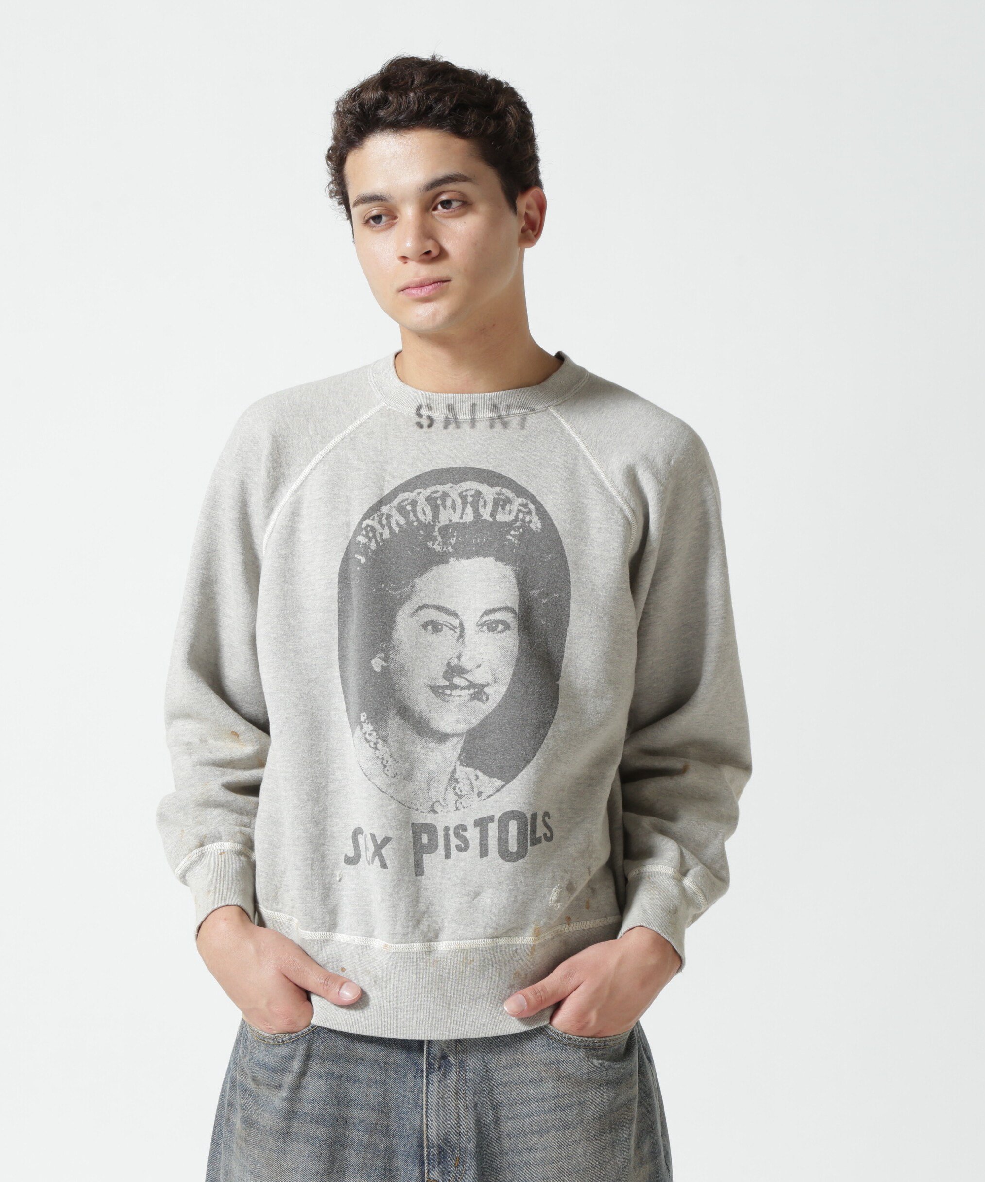 セントマイケル SexPistols セックスピストルズ スウェット SAINT Mxxxxxx/セントマイケル】× Sex PiSTOLS スウェット SM-YS1-0000