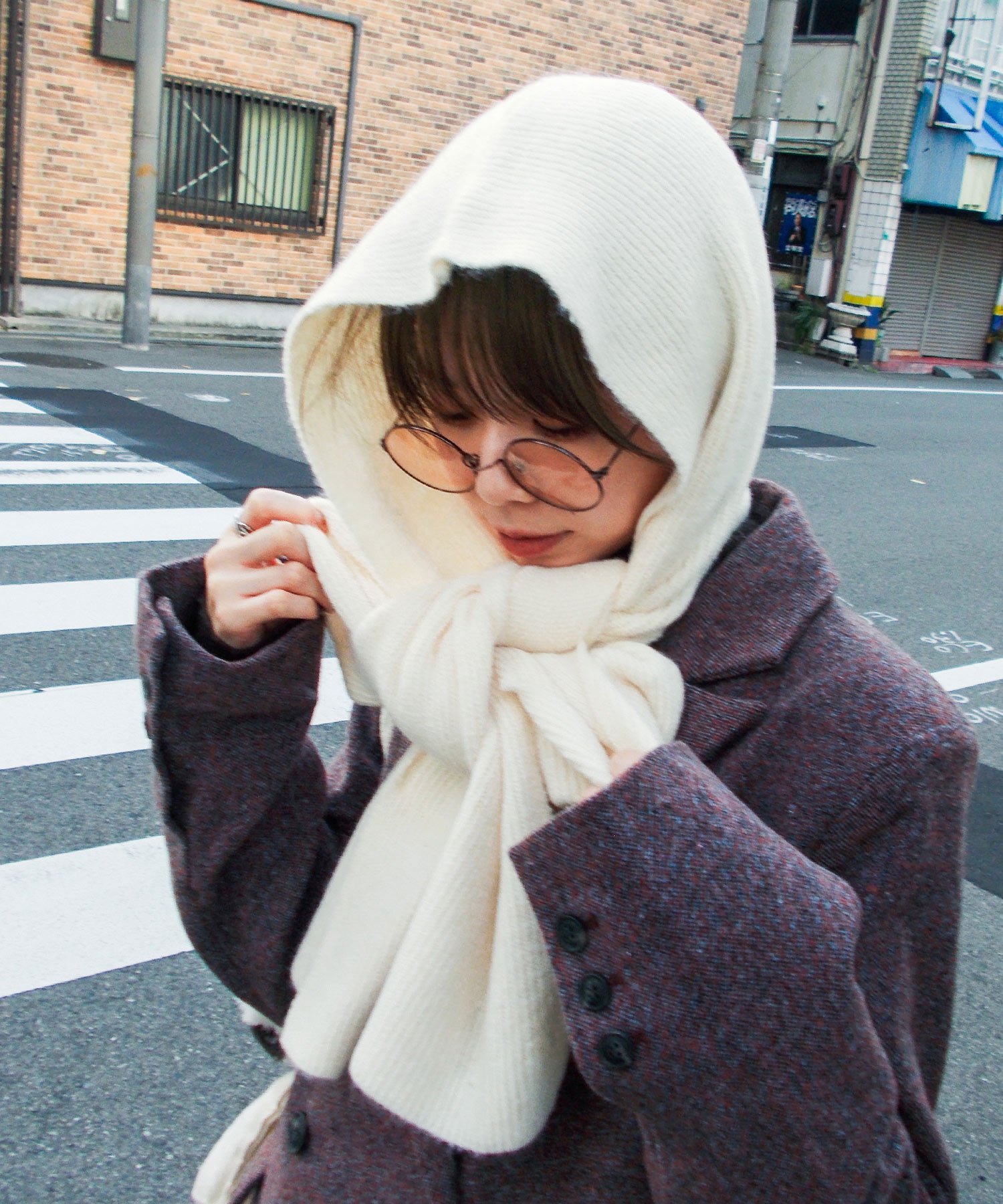 マイメロディ フェイラー シュニール織ハンカチ(クロミ プロムナード)