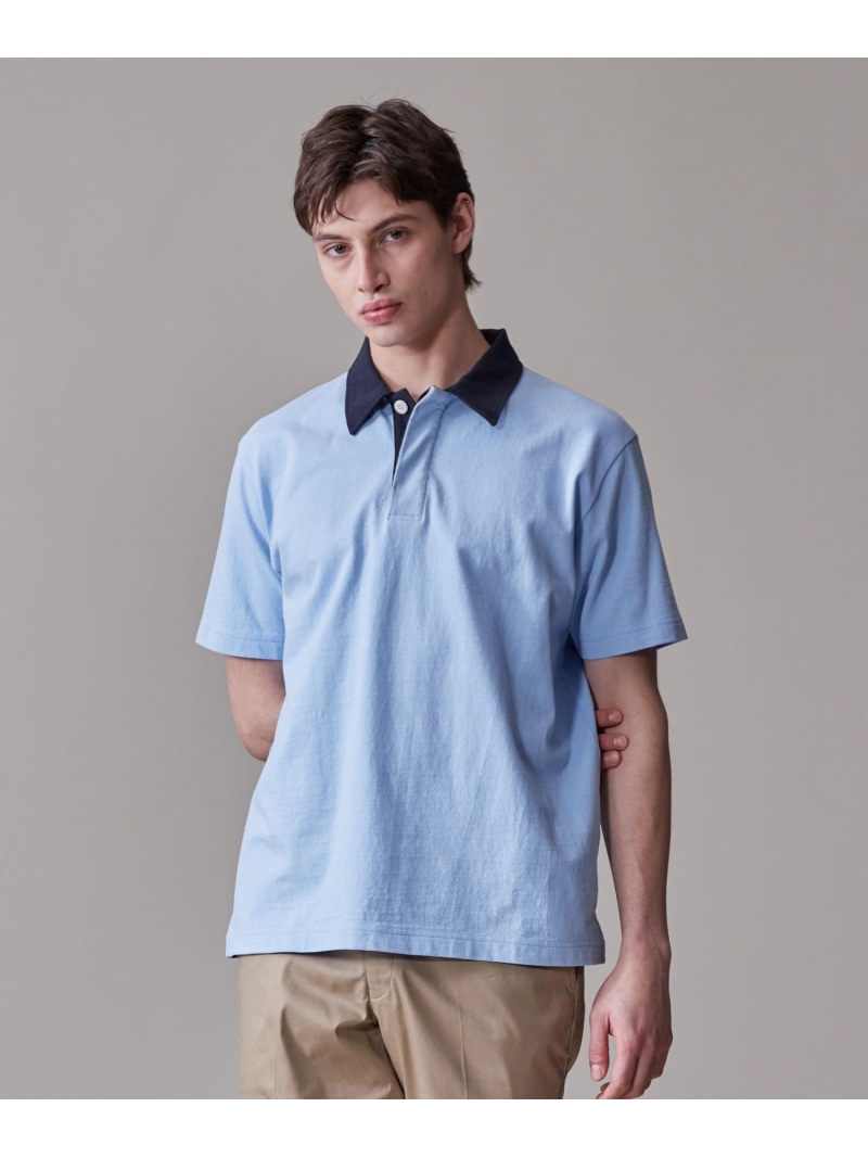 【SALE／30%OFF】J.PRESS バイカラーラガー スポーツシャツ ジェイ押し付ける トップス スポーツシャツ 米国海軍 青み 白いこと【RBA_E】【貨物輸送無料】