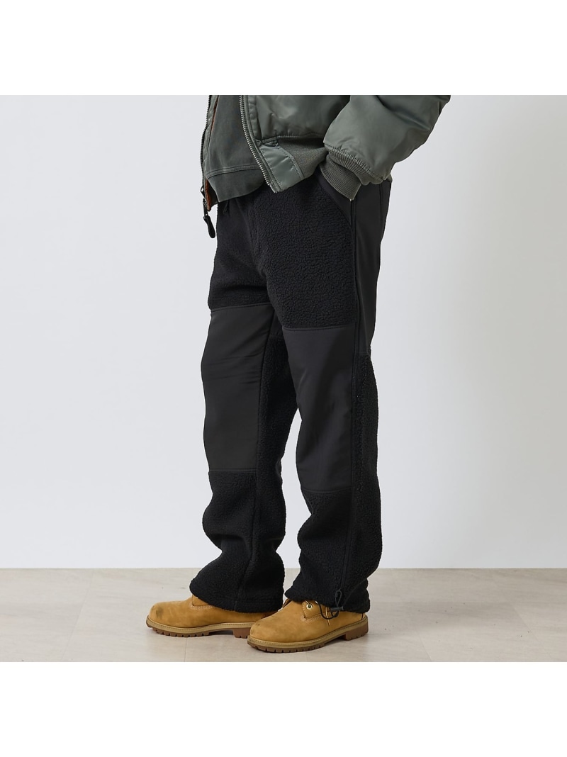ABAHOUSE LASTWORD 【POLER/ポーラー】SHERPA FLEECE PT/ユニセックス/フリース アバハウス パンツ その他のパンツ ブラック ブルー【送料無料】