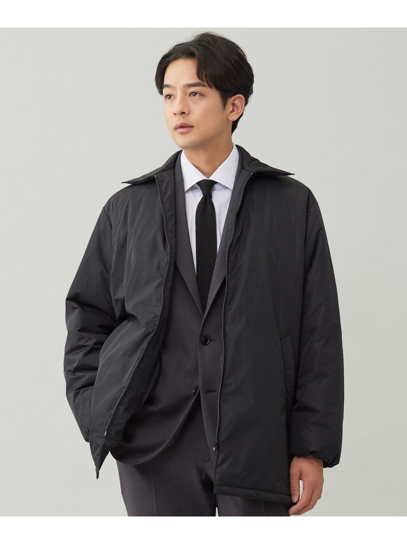UNFILO MENS 【KAPOK KNOT &times; UNFILO】ライトネスコート アンフィーロ ジャケット・アウター ダウンジャケット・ダウンベスト ブラック【送料無料】｜ Fashion Men 29,244円