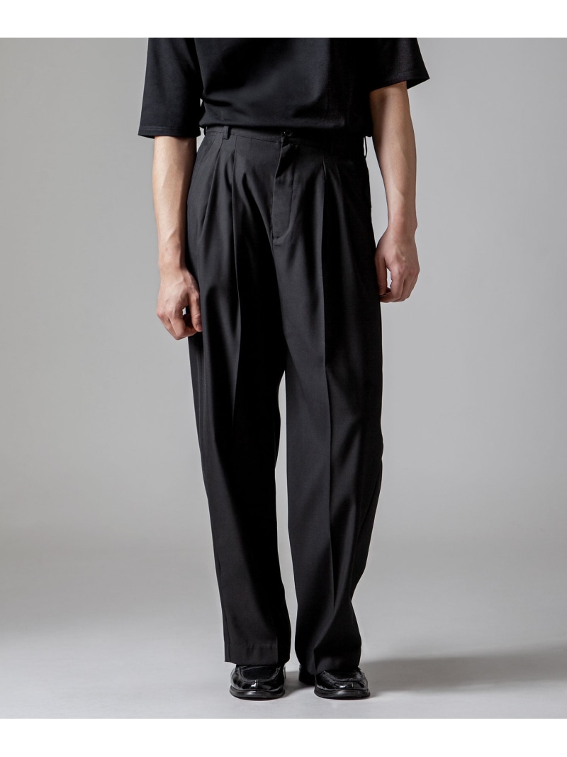 ZIP FIVE 【2402-238w】ZIP FIVE WHITELINE ワイドテーパードスラックス ジップファイブ/ニルウェイ パンツ スラックス・ドレスパンツ ベージュ グレー ブラック【送料無料】