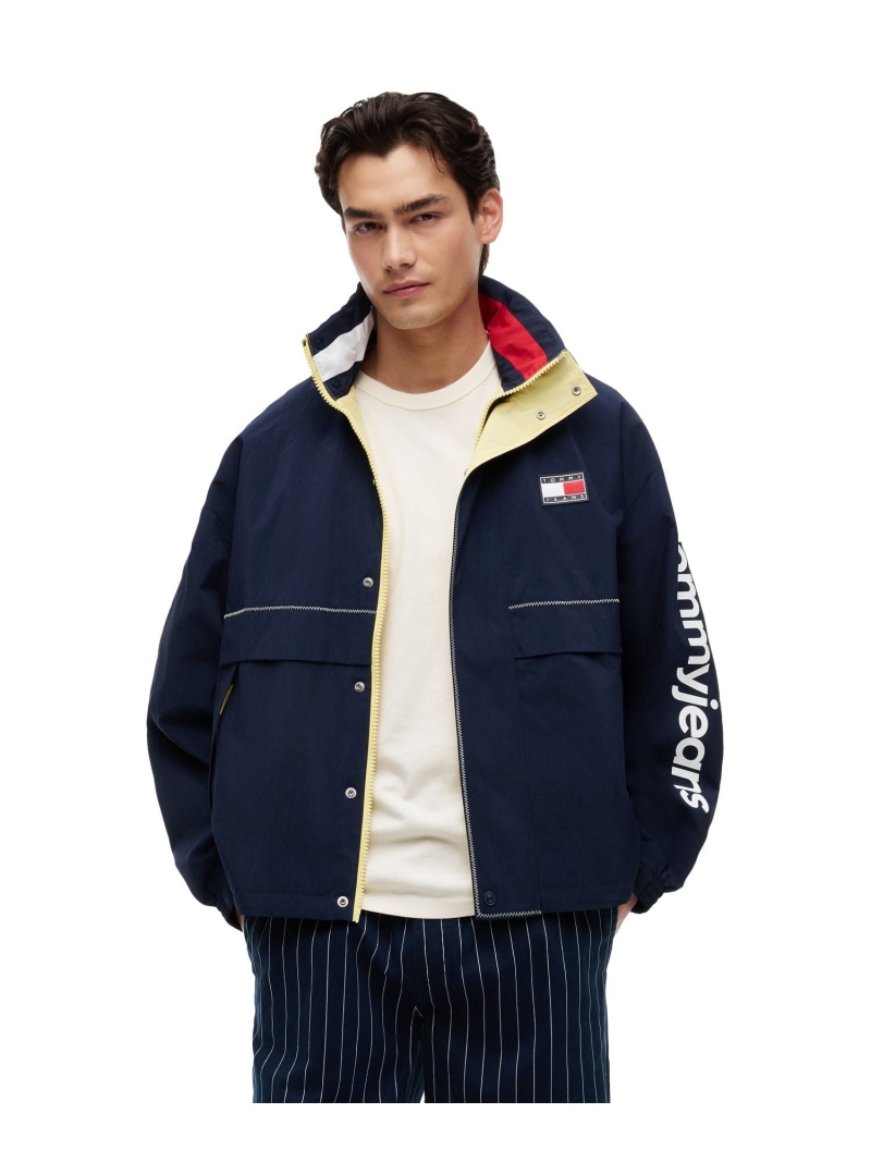 TOMMY JEANS ヘリテージセーリングジャケット 26SS トミーヒルフィガー ジャケット・アウター ナイロンジャケット ネイビー【送料無料】| Fashion Men