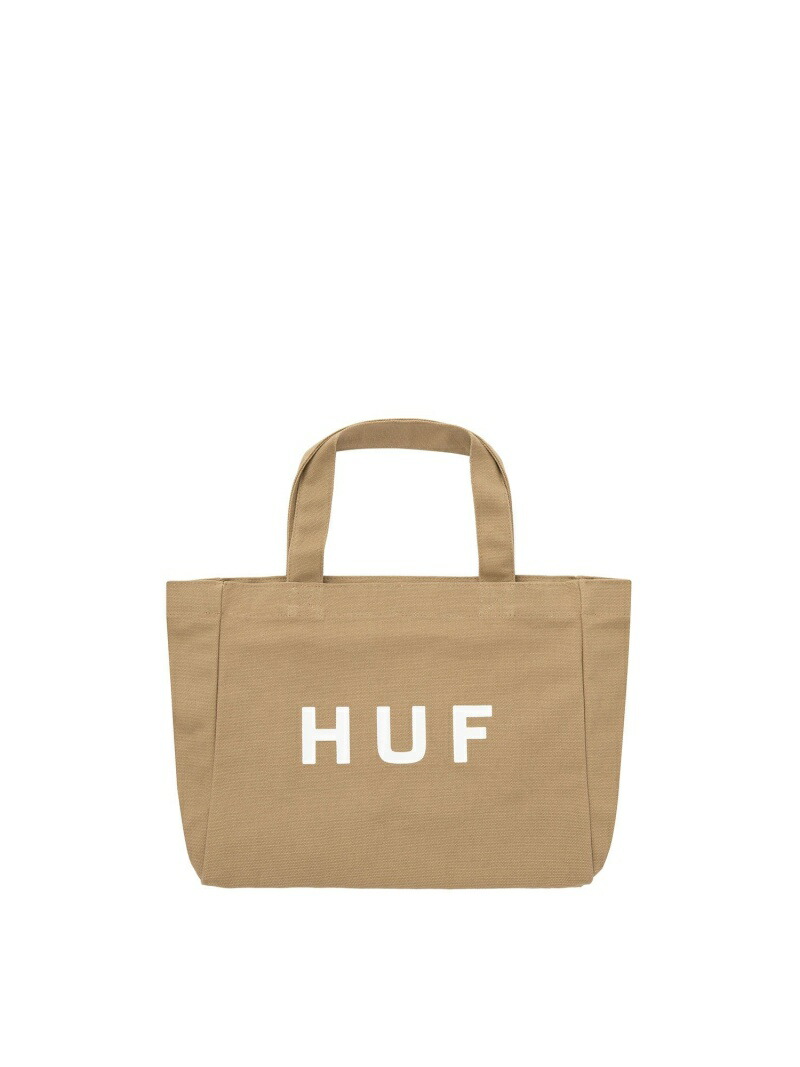 HUF OG LOGO TOTE BAG S ハフ バッグ トートバッグ ベージュ ブラック ホワイト 激安超安値