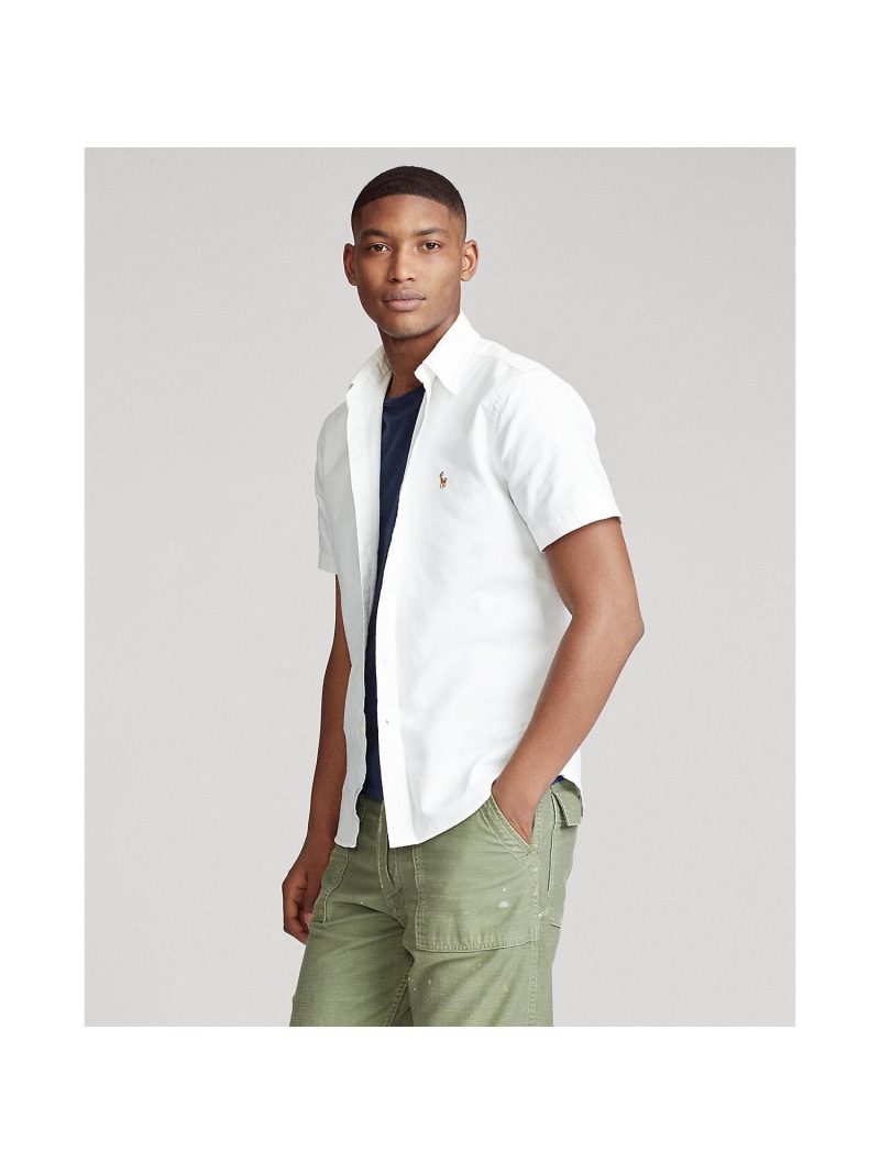 POLO RALPH LAUREN クラシック フィット オックスフォード シャツ ラルフローレン トップス シャツ・ブラウス ホワイト【送料無料】