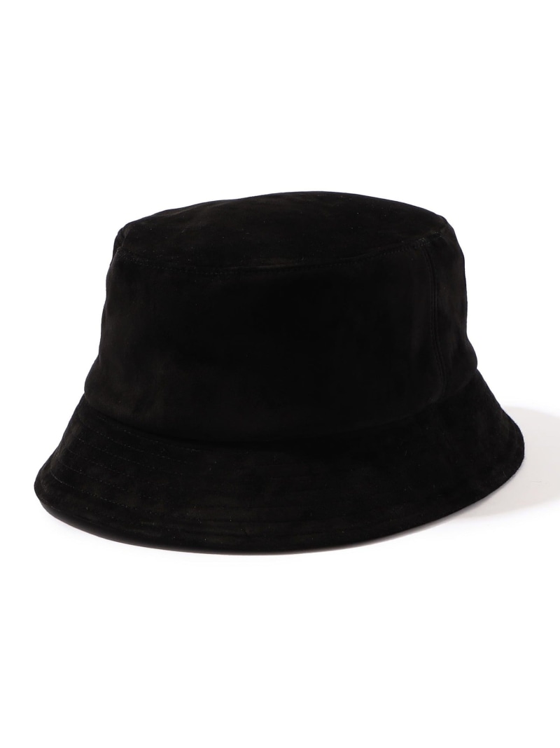 TOMORROWLAND KIJIMA TAKAYUKI CALF SUEDE BUCKET HAT トゥモローランド 鳥打ち帽 かぶり笠 黒いこと【貨物輸送無料】 帽子-メンズ帽子