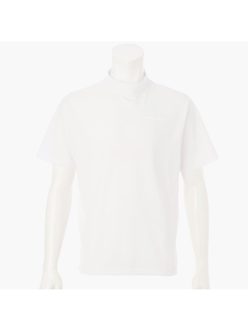 【SALE／20%OFF】BRIEFING GOLF メンズミニロゴハイネック(伸び伸びする嵌まる) ブリーフィング トップス カットソー・ティーシャツ 黒いこと 白いこと 米国海軍【RBA_E】【貨物輸送無料】 メンズファッション-トップス