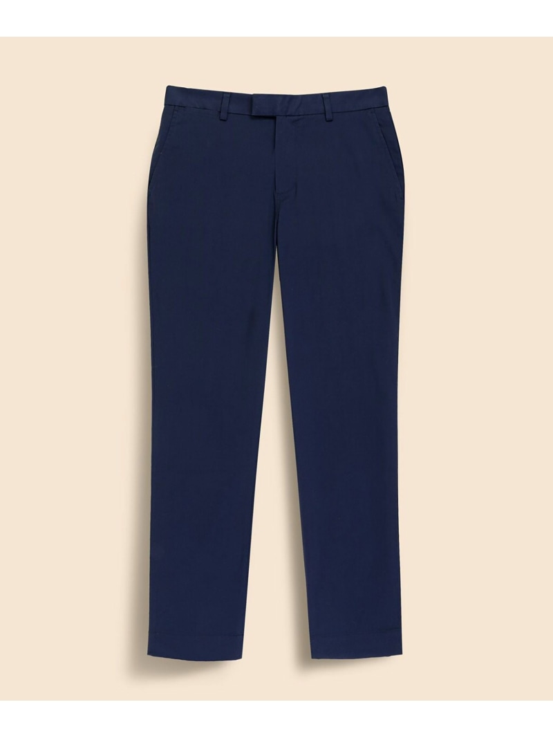 BROOKS BROTHERS Performance Series コットンブレンド プレーンフロント トラウザーズ ブルックス ブラザーズ パンツ チノパンツ ベージュ ネイビー【送料無料】