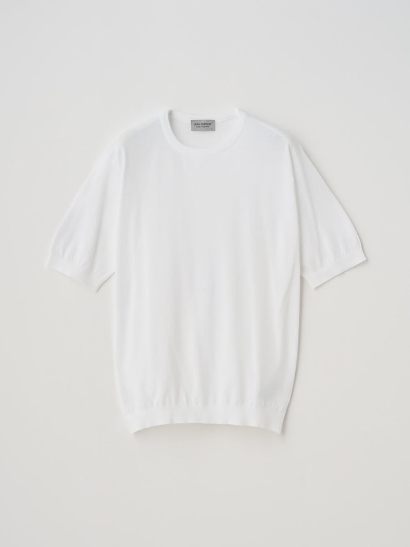 steven alan ルーズフィット ヘンリーネック Tシャツ Steven Alan ヘンリーネック ショートスリーブ ニット ルーズ