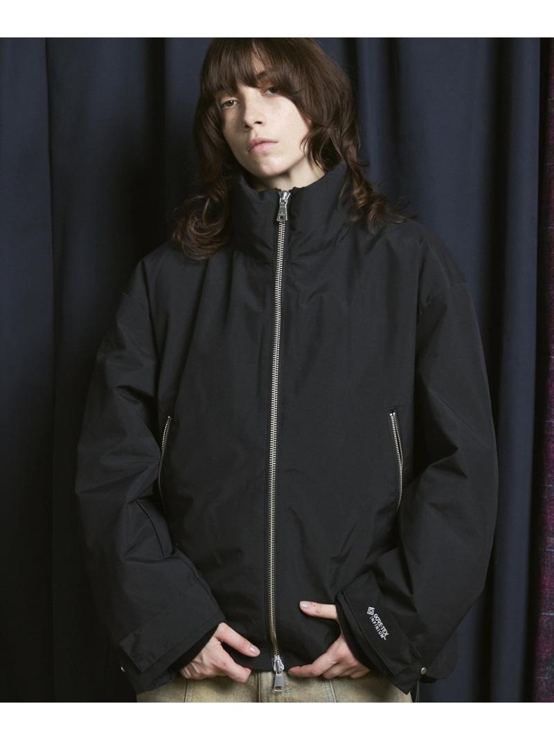 【SALE／20%OFF】MAISON SPECIAL 【Foxfire for MAISON SPECIAL】「GORE-TEX」 Prime-Over Stand Collar Blouson メゾンスペシャル ジャケット・アウター ブルゾン・ジャンパー ブラック【RBA_E】【送料無料】